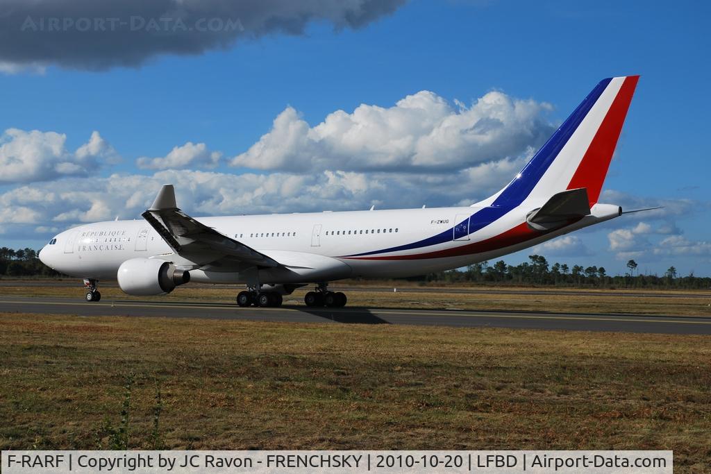 F-RARF, 1999 Airbus A330-223 C/N 240, France Air Force one ex F-ZWUG
