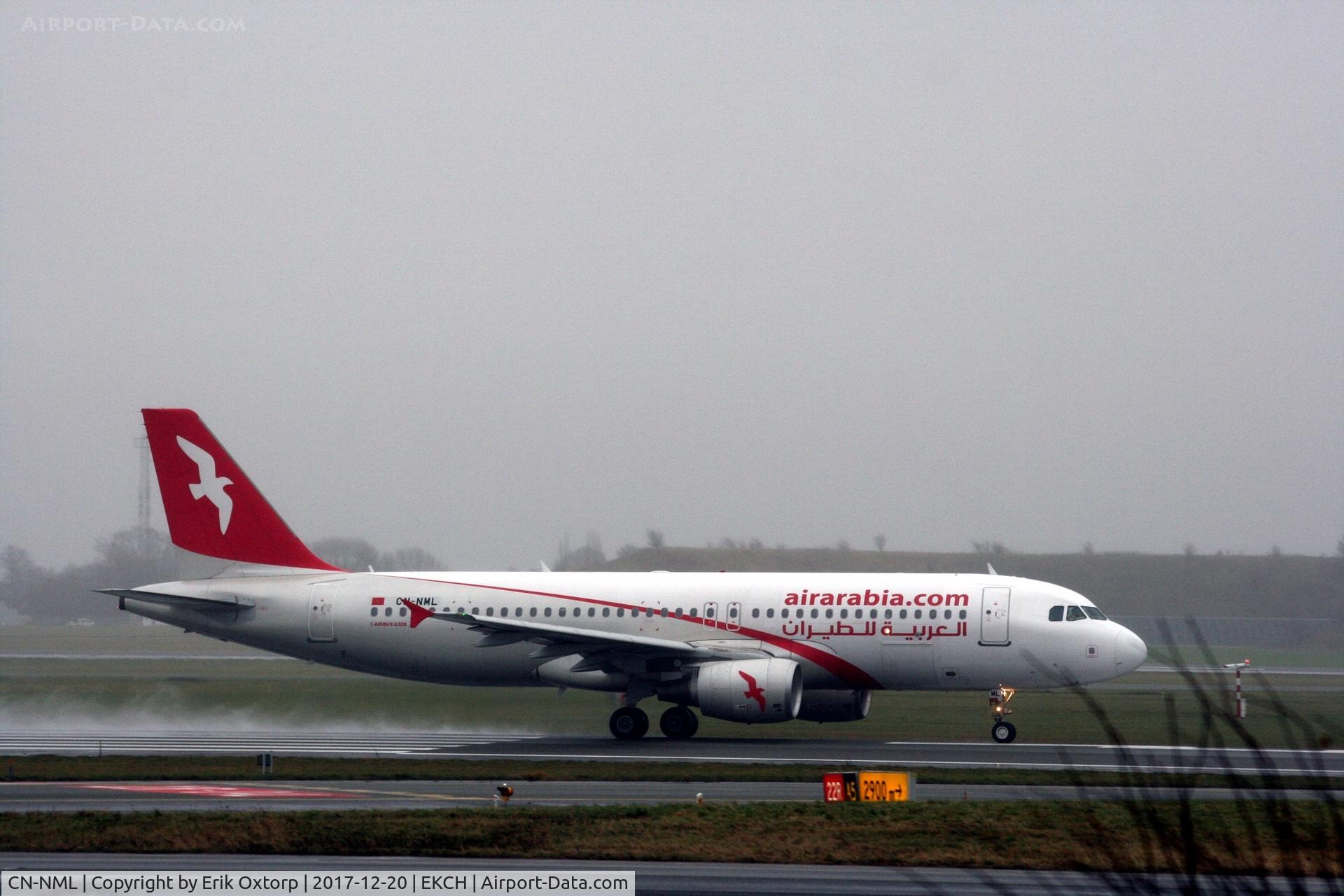 CN-NML, 2011 Airbus A320-214 C/N 4848, CN-NML taking off rw 22R