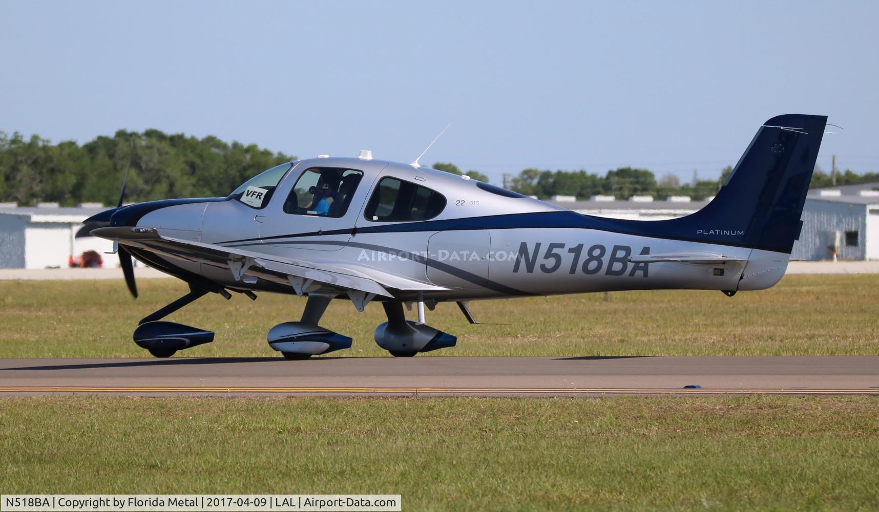 N518BA, 2015 Cirrus SR22 C/N 4183, Cirrus SR22
