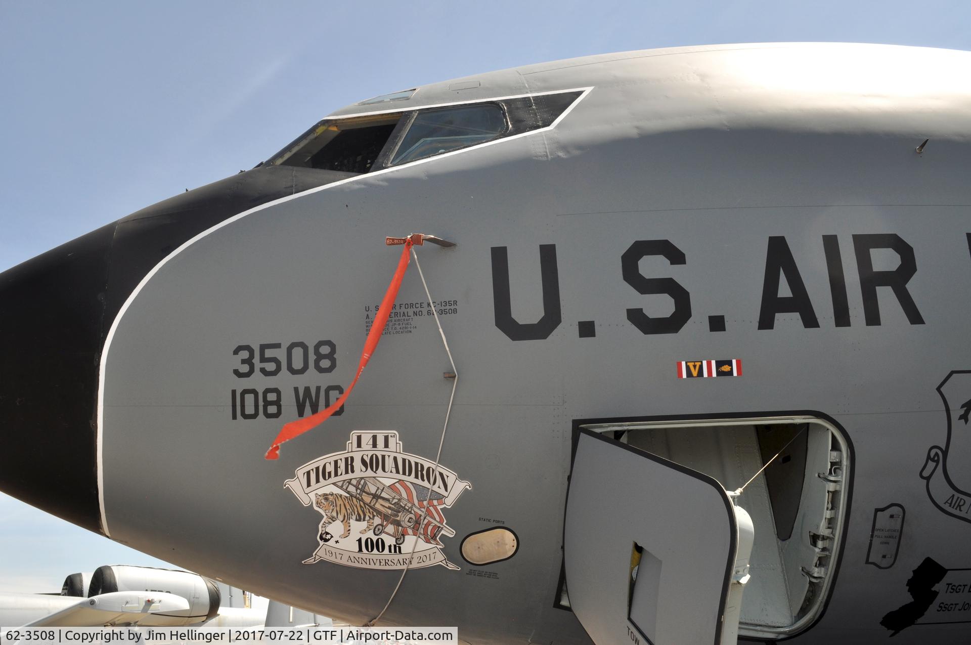 62-3508, 1962 Boeing KC-135R Stratotanker C/N 18491, KC-135R from joint base McGuire-Dix-Lakehurst, NJ.