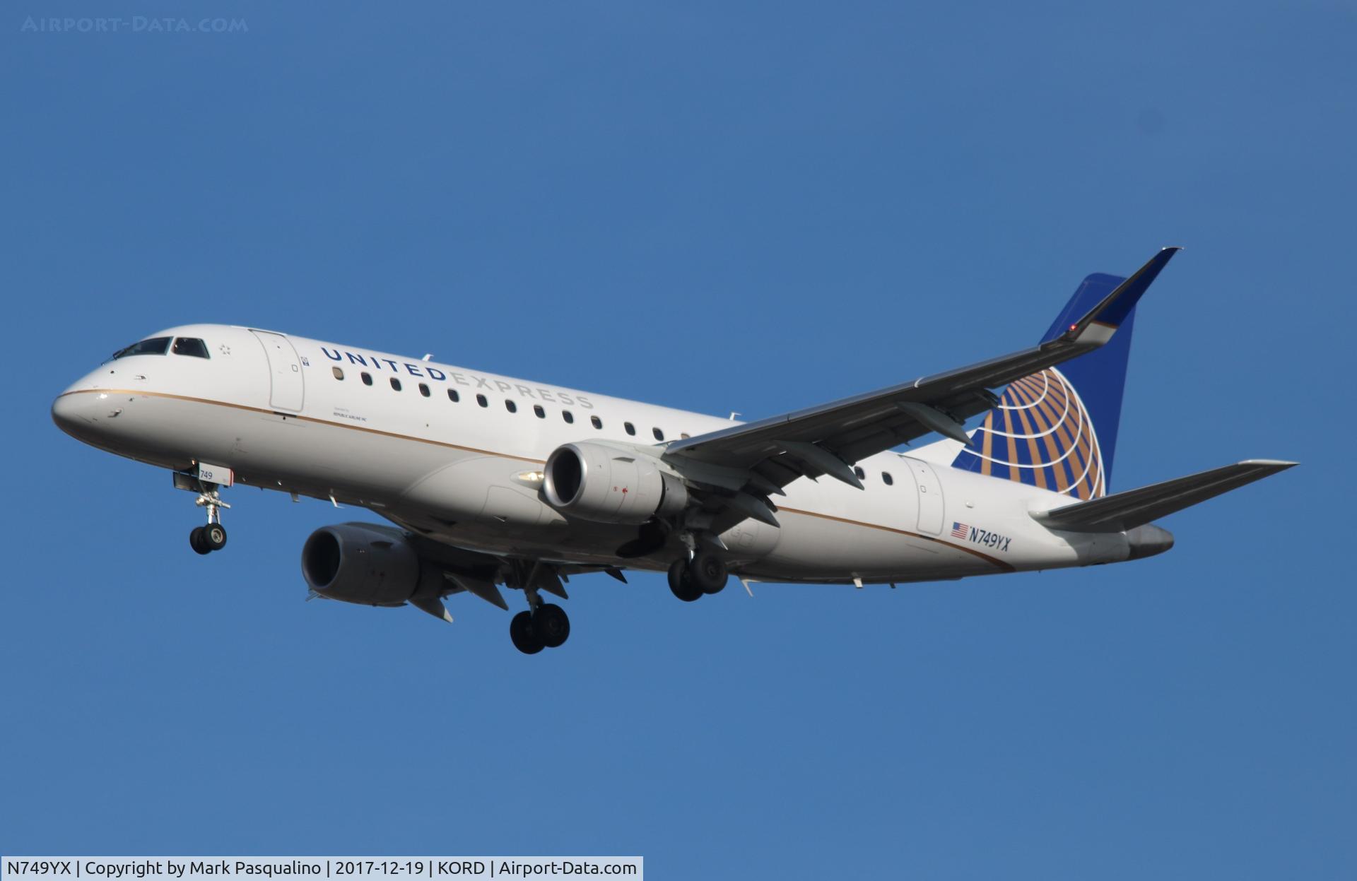 N749YX, 2017 Embraer 175LR (ERJ-170-200LR) C/N 17000685, ERJ 170-200 LR