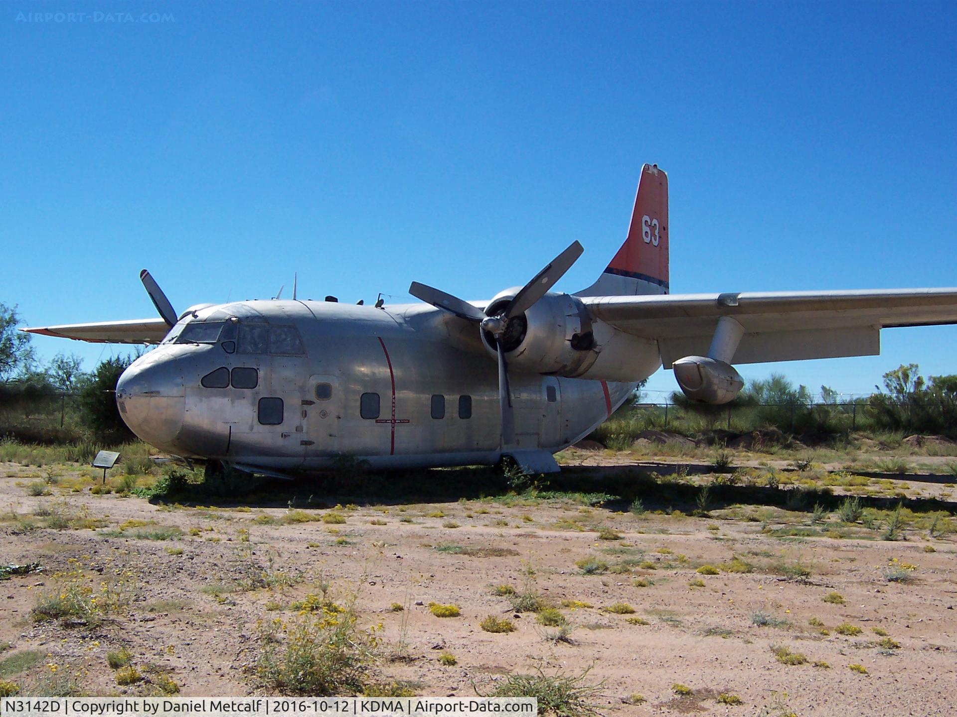 N3142D, 1954 Fairchild C-123K Provider C/N 20029, Pima Air & Space Museum