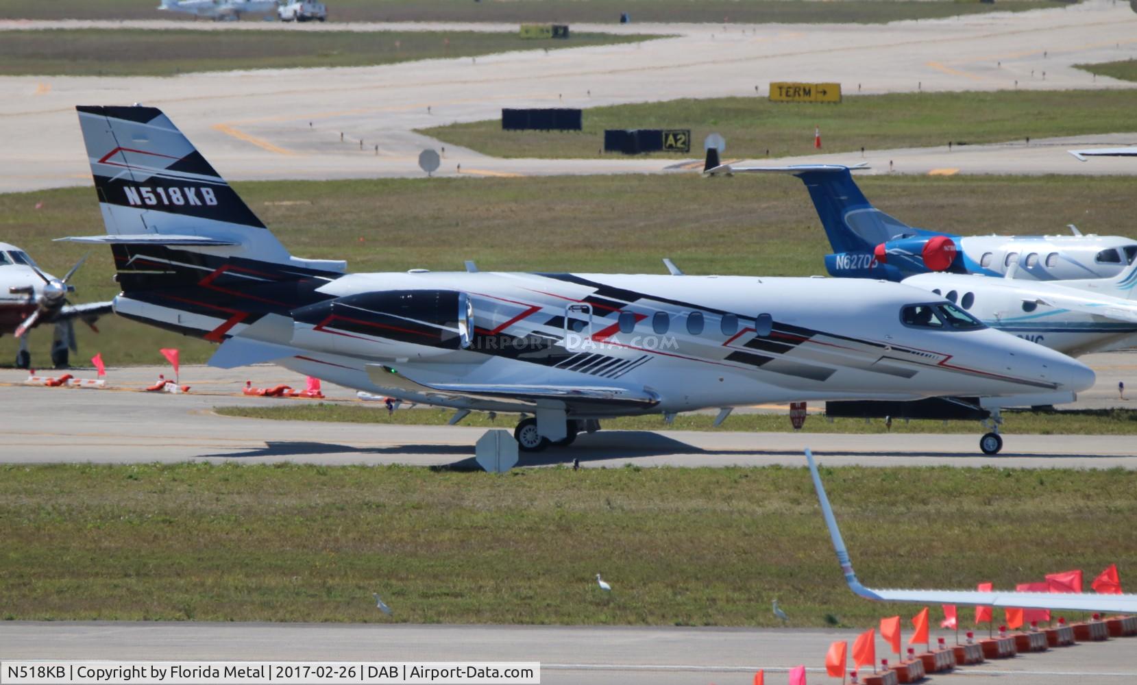 N518KB, 2016 Cessna 680A Citation Latitude C/N 680A-0067, Kyle Busch