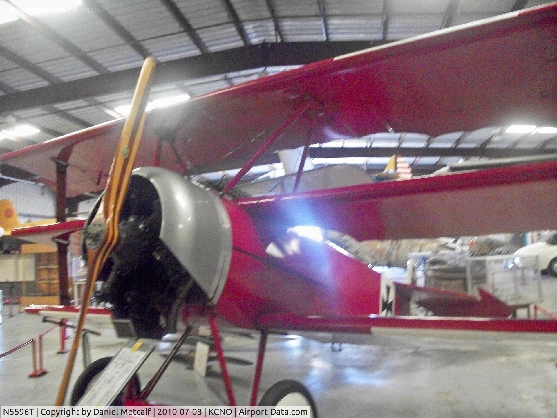 N5596T, 1980 Fokker Dr.1 Triplane Replica C/N DH-1, Planes of Fame Air Museum (Chino, CA Location)