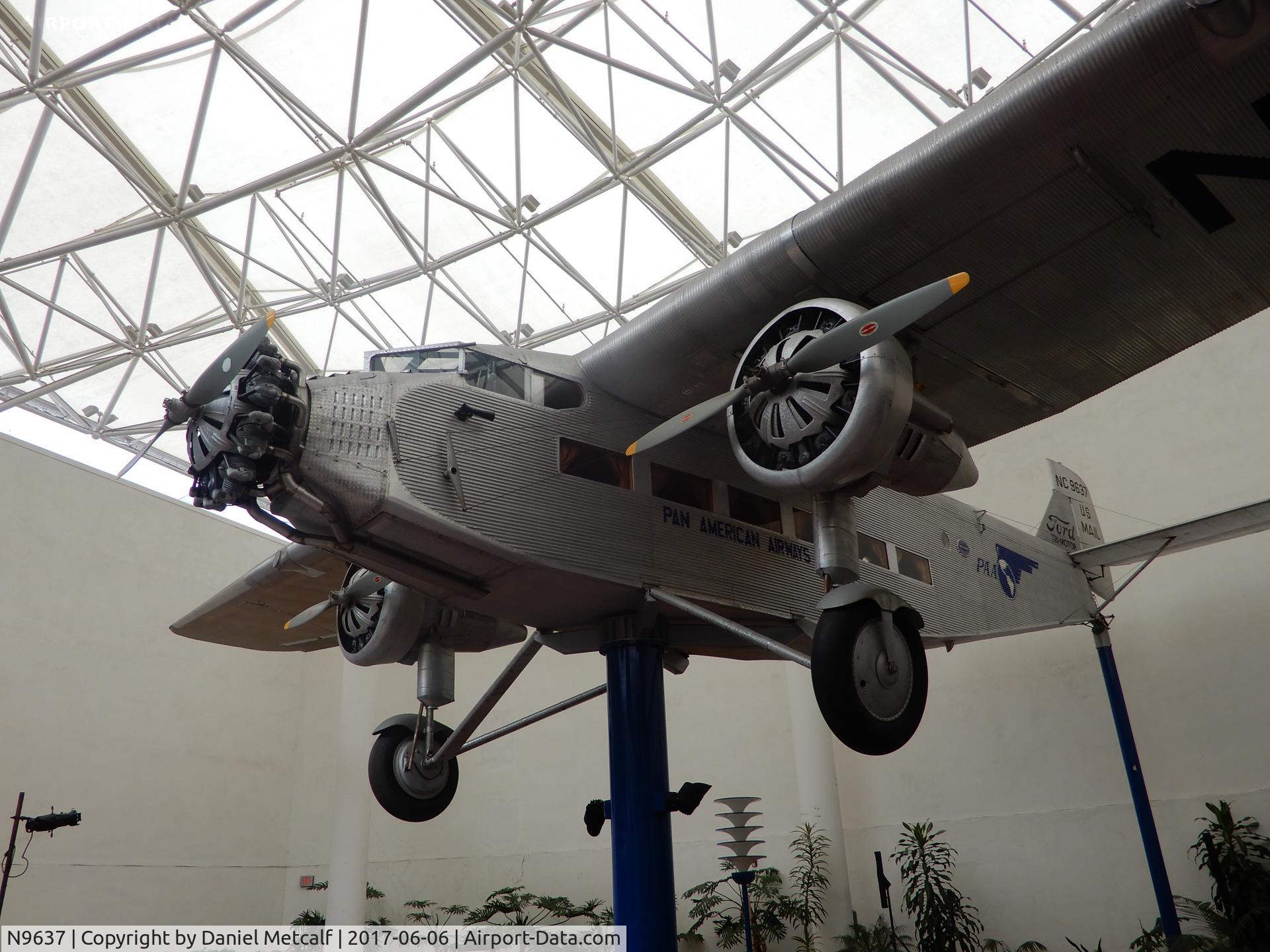 N9637, 1928 Ford 5-AT-B Tri-Motor C/N 11, San Diego Air & Space Museum (Balboa Park, San Diego, CA Location)