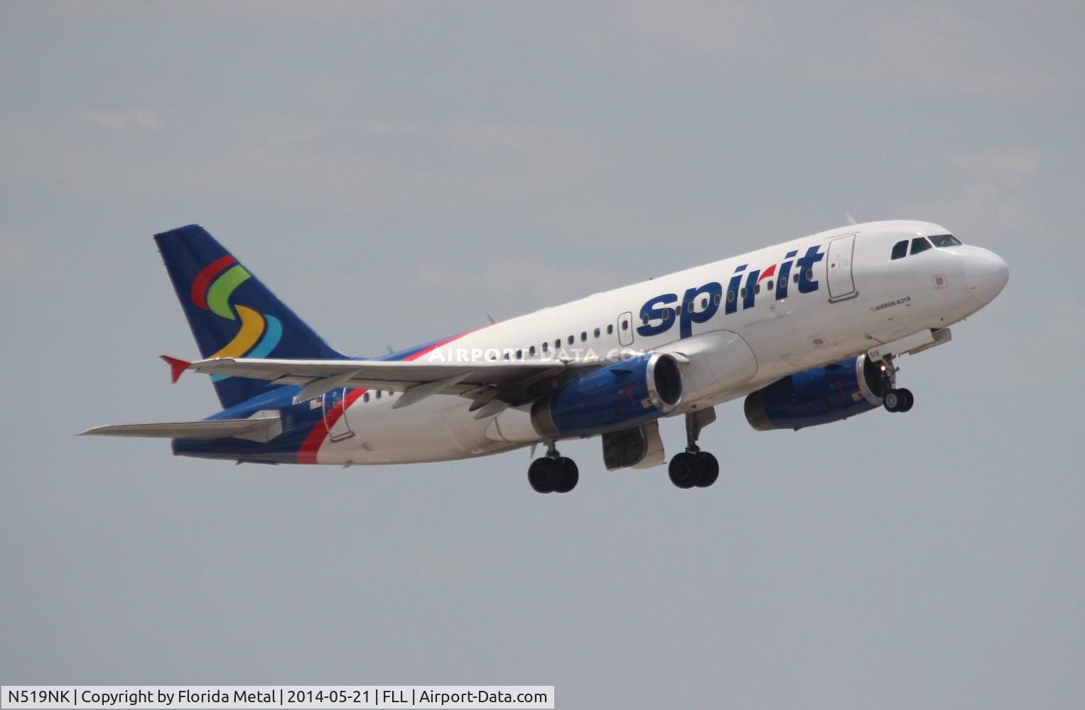 N519NK, 2006 Airbus A319-132 C/N 2723, Spirit