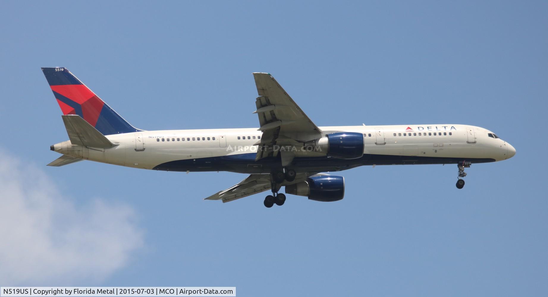 N519US, 1986 Boeing 757-251 C/N 23207, Delta