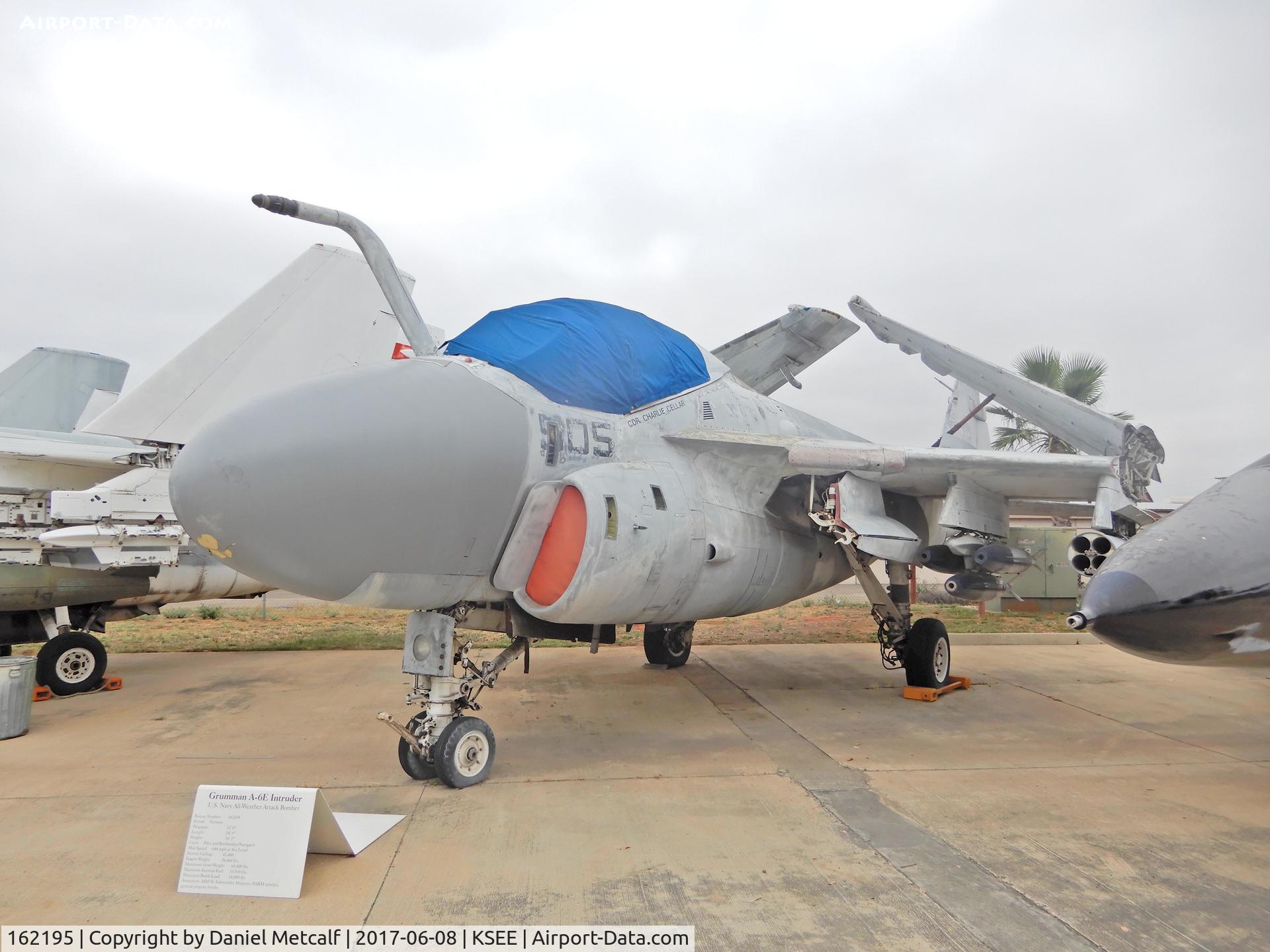 162195, Grumman A-6E Intruder C/N I-688, San Diego Air & Space Museum (Gillespie Field Annex)