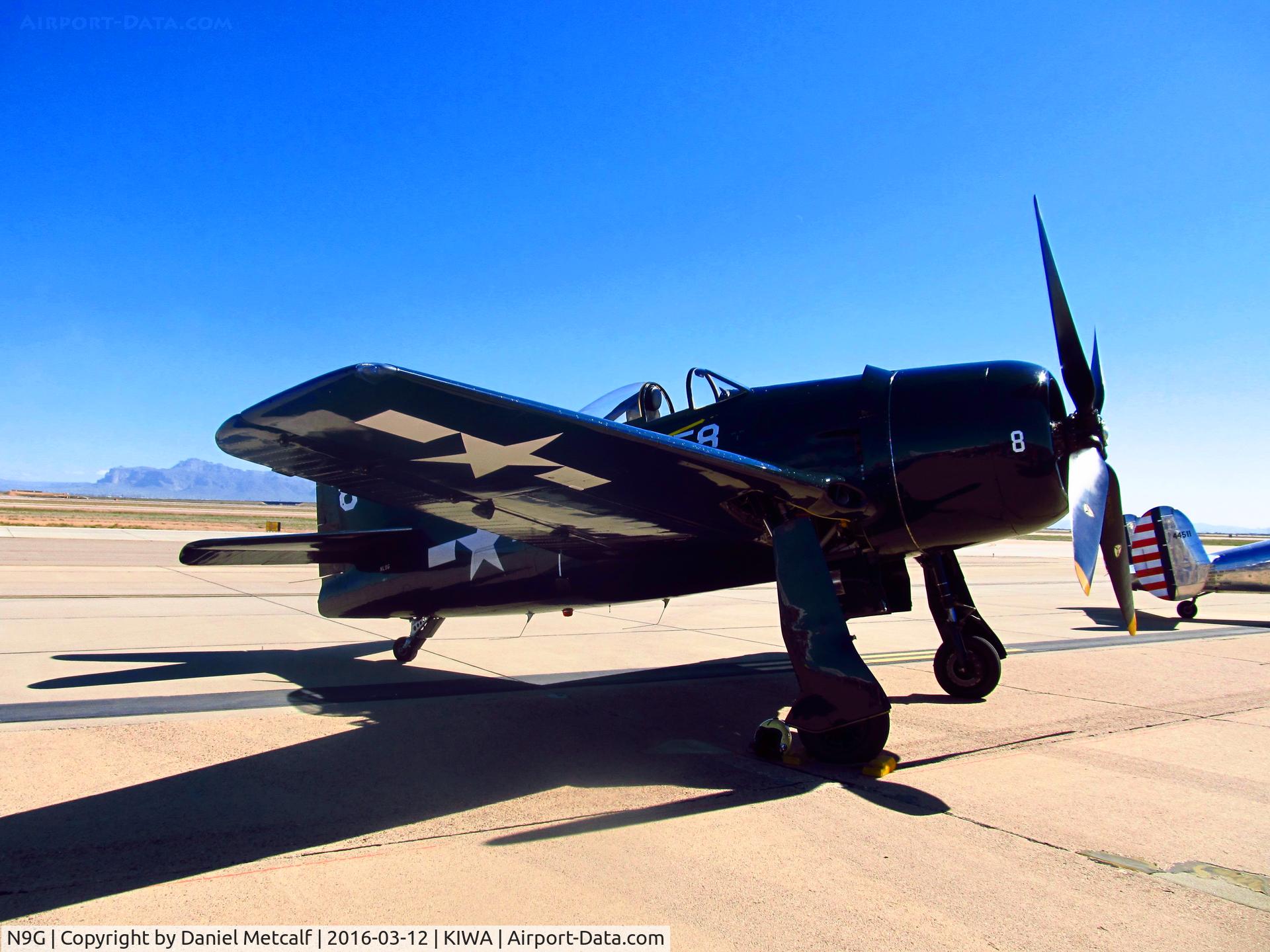 N9G, Grumman F8F-1 Bearcat C/N D.18, Gateway Aviation Day 2016
