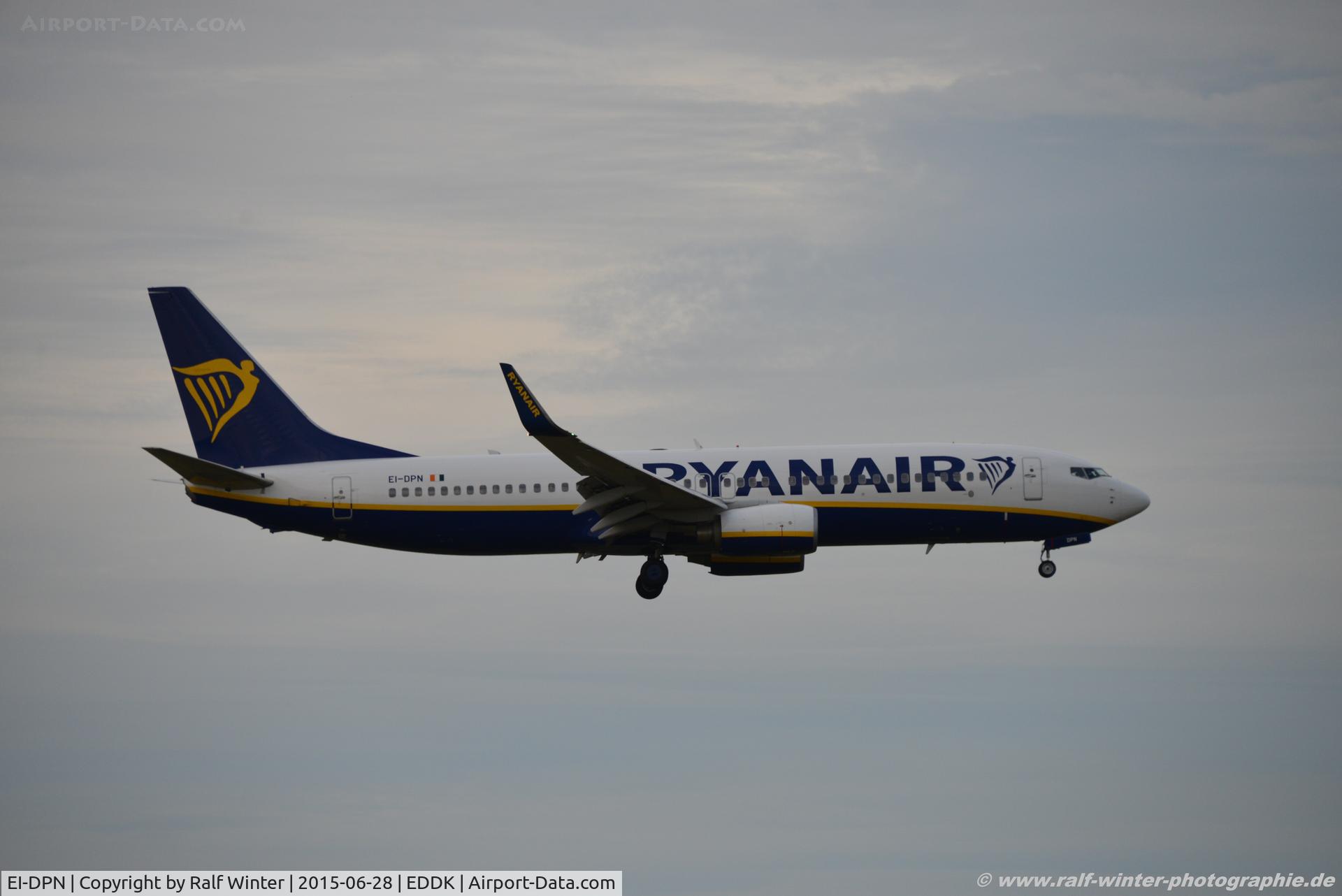EI-DPN, 2007 Boeing 737-8AS C/N 35549, Boeing 737-8AS(W) - FR RYR Ryanair - 35549 - EI-DPN - 28.06.2015 - CGN