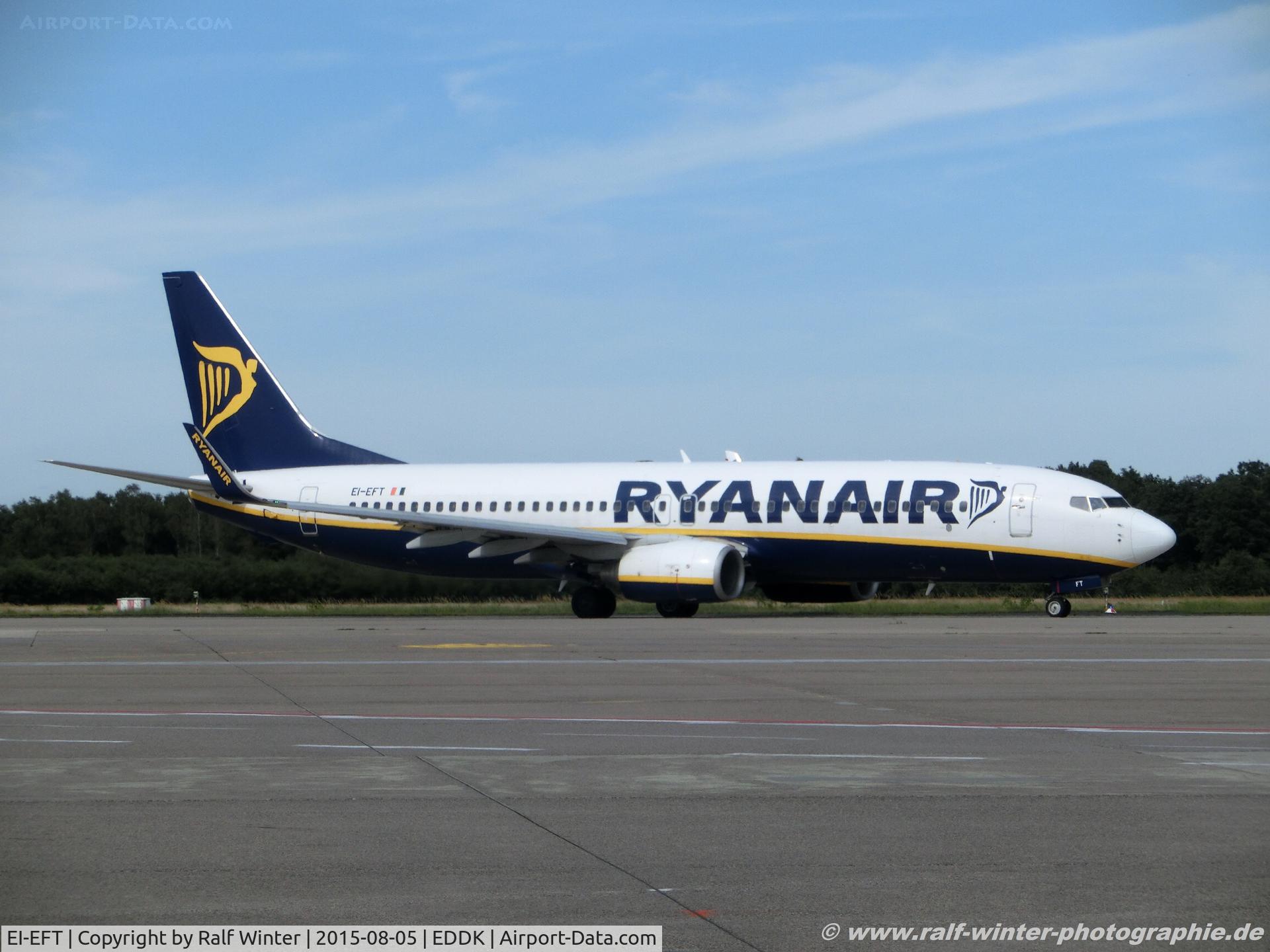 EI-EFT, 2009 Boeing 737-8AS C/N 37543, Boeing 737-8AS(W) - FR RYR Ryanair - 37543 - EI-EFT - 05.08.2015 - CGN