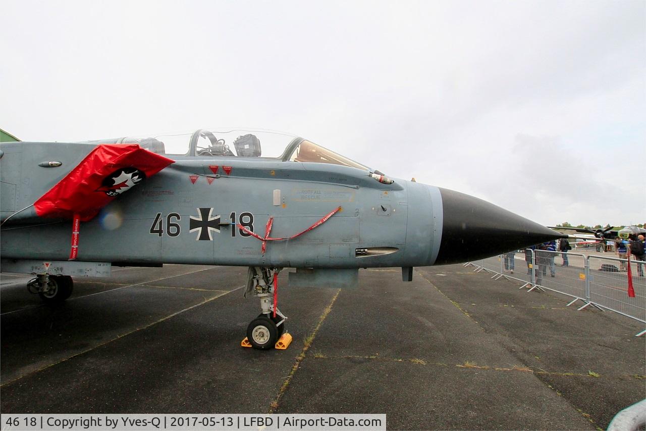 46 18, Panavia Tornado IDS C/N 789/GS251/4318, German Air Force Panavia Tornado IDS, Static display, Bordeaux-Mérignac Air Base 106(LFBD-BOD) Open day 2017