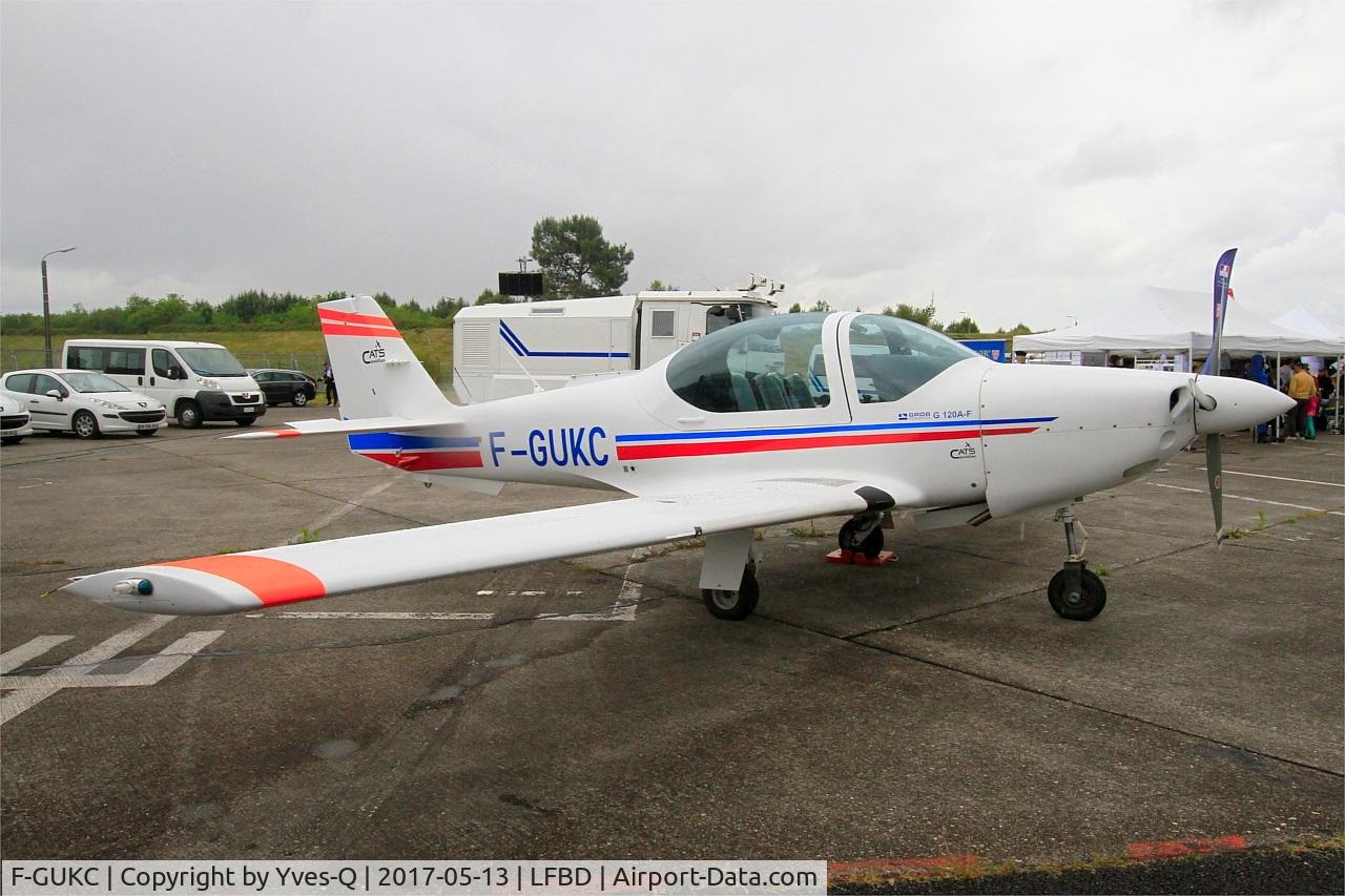 F-GUKC, Grob G-120A-F C/N 85037, Grob G-120A-F, Static display, Bordeaux-Mérignac Air Base 106 (LFBD-BOD) Ope day 2017