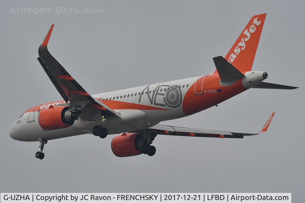 G-UZHA, 2017 Airbus A320-251NEO C/N 7649, NEO Livery U22031 from London (LTN)