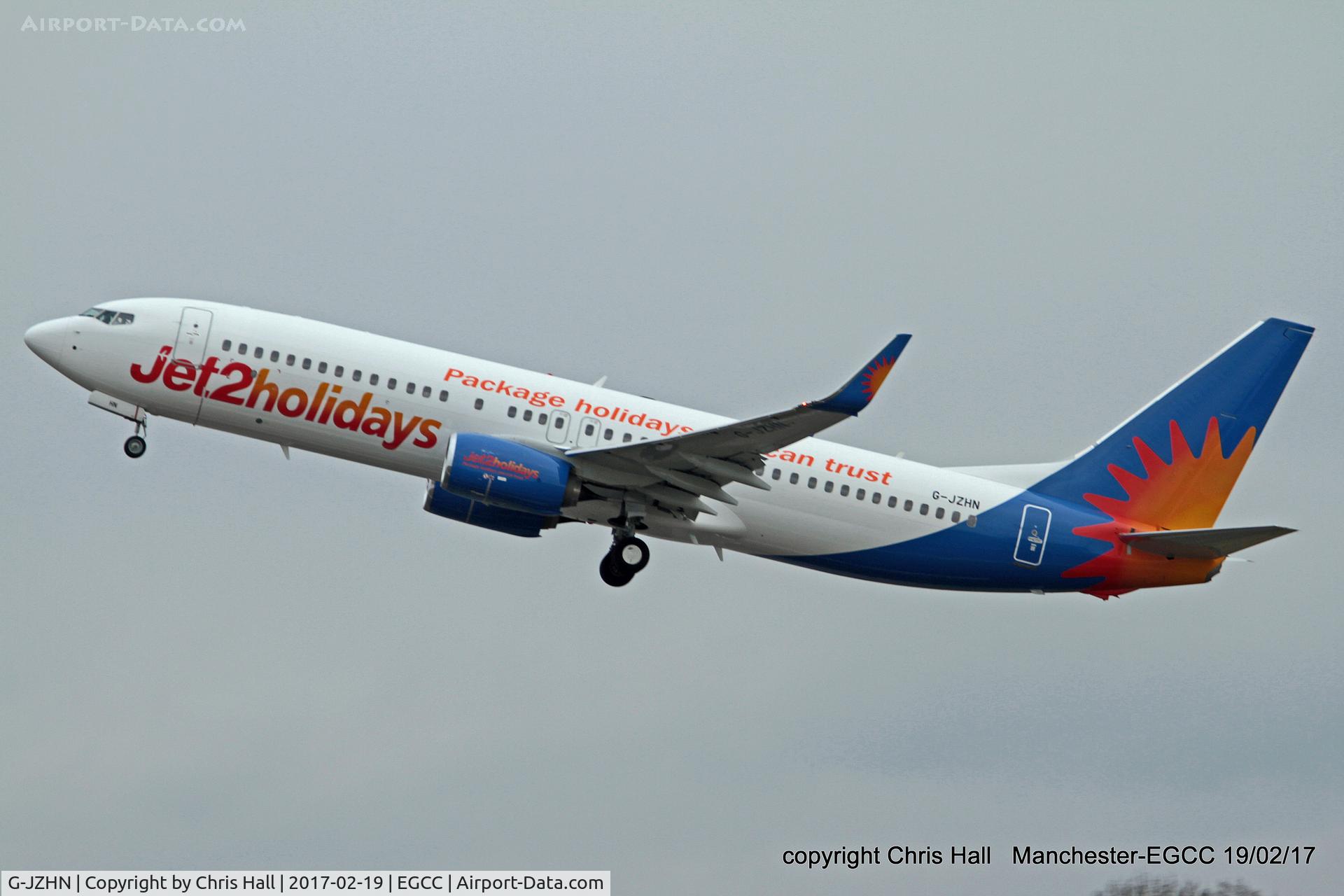 G-JZHN, 2016 Boeing 737-8MG C/N 63146, Jet2