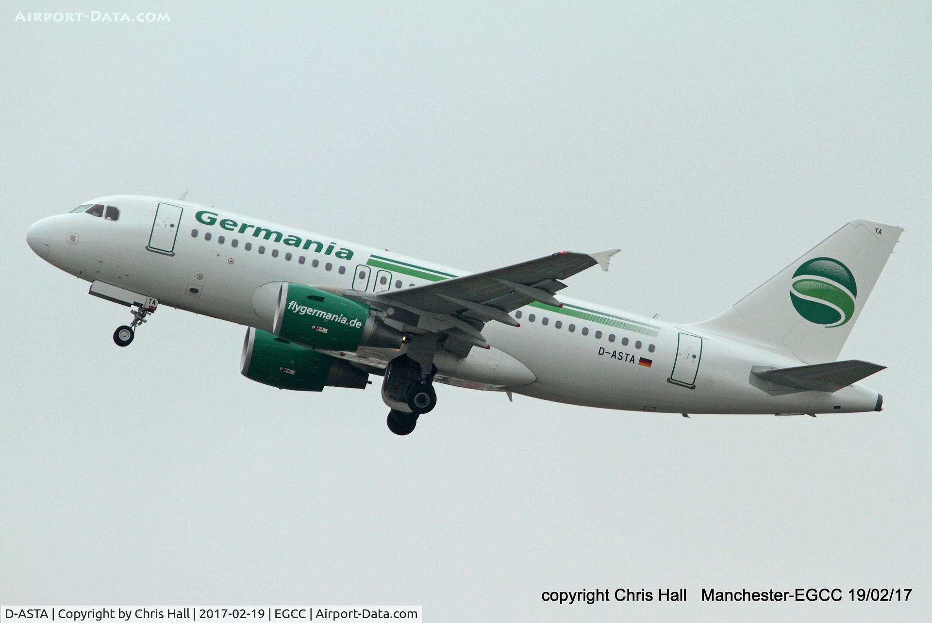 D-ASTA, 2011 Airbus A319-112 C/N 4663, Germania