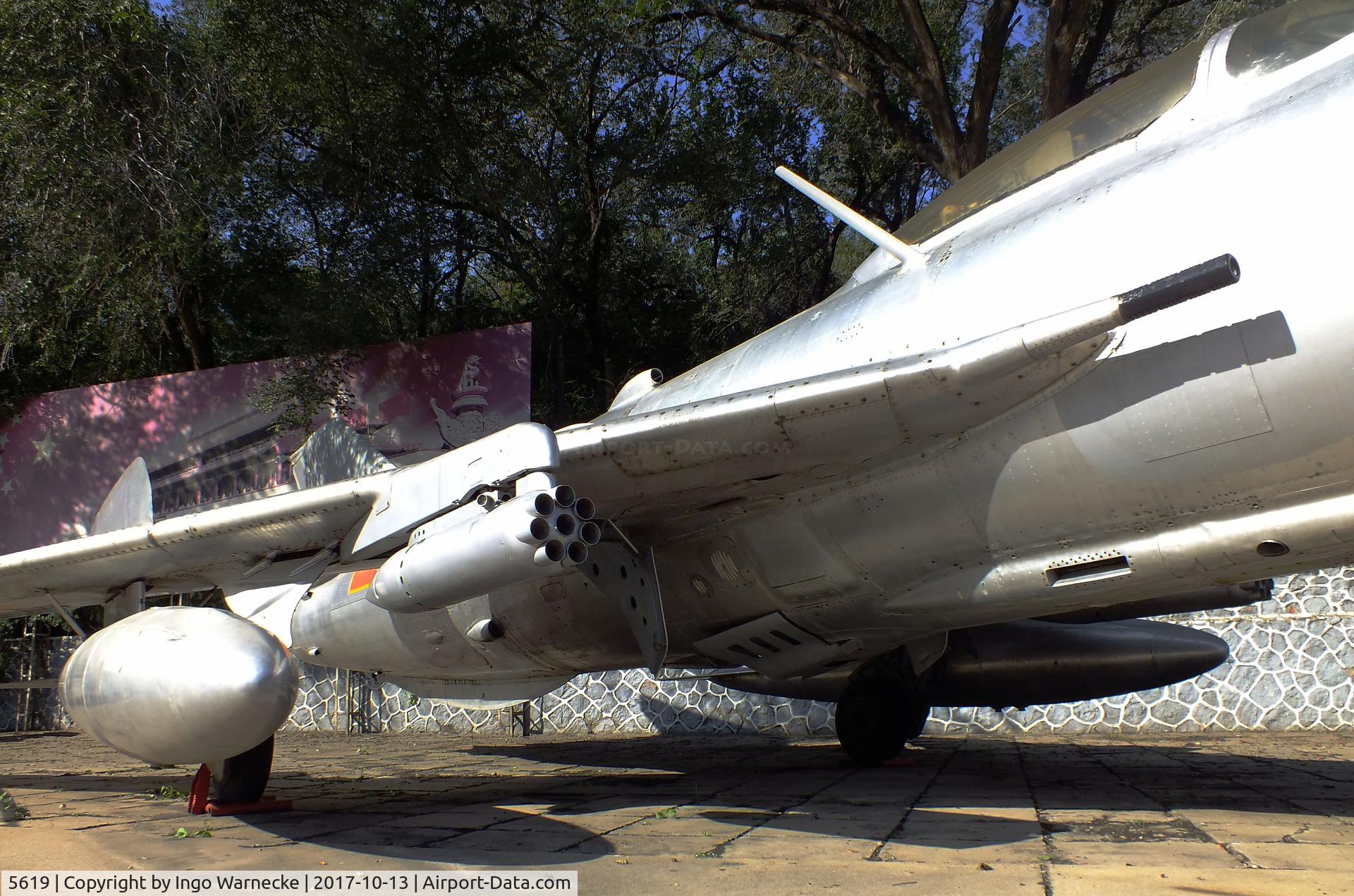 5619, Shenyang J-6 C/N 0207, Shenyang J-6 I (chinese version similar to MiG-19S) FARMER at the China Aviation Museum Datangshan