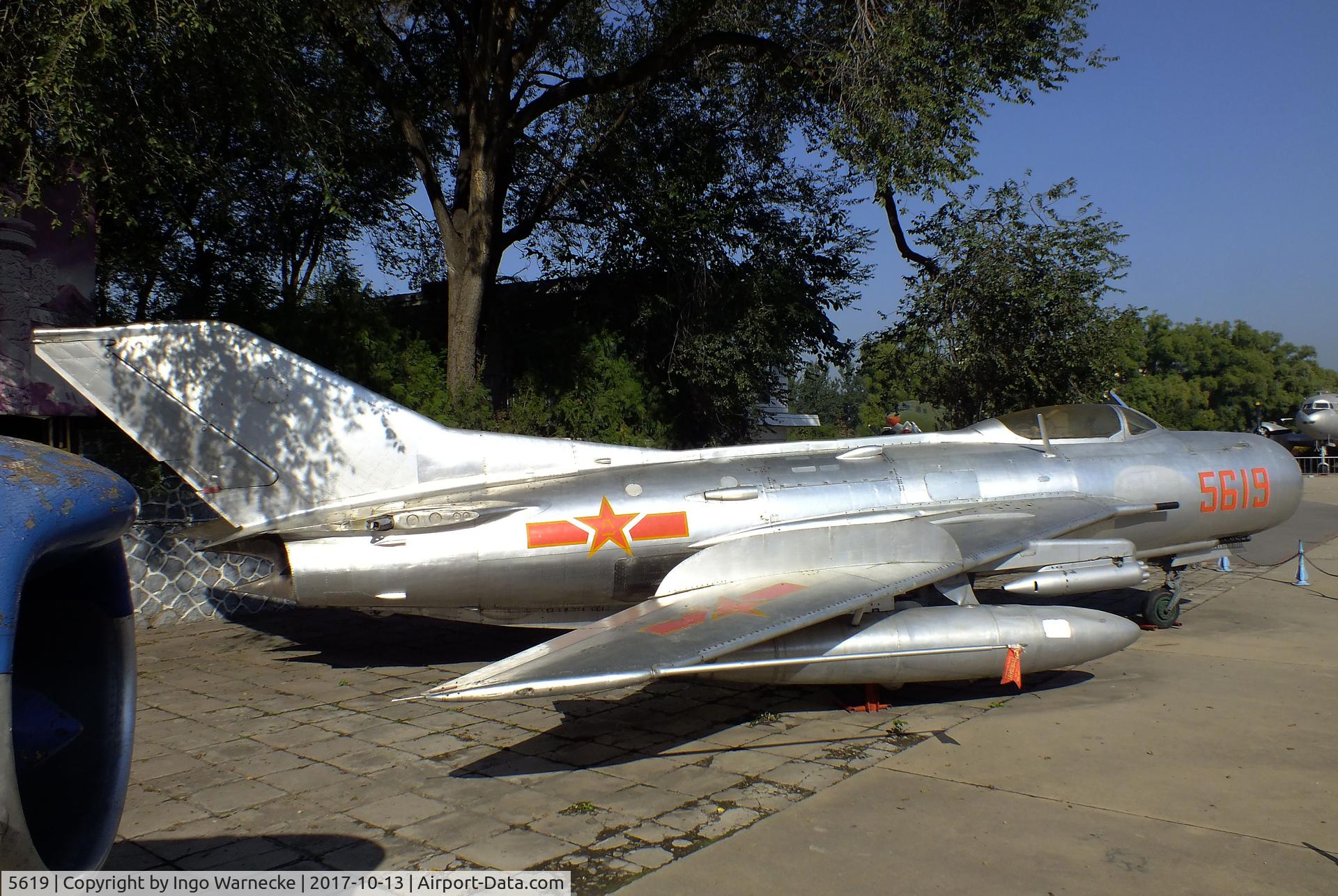 5619, Shenyang J-6 C/N 0207, Shenyang J-6 I (chinese version similar to MiG-19S) FARMER at the China Aviation Museum Datangshan