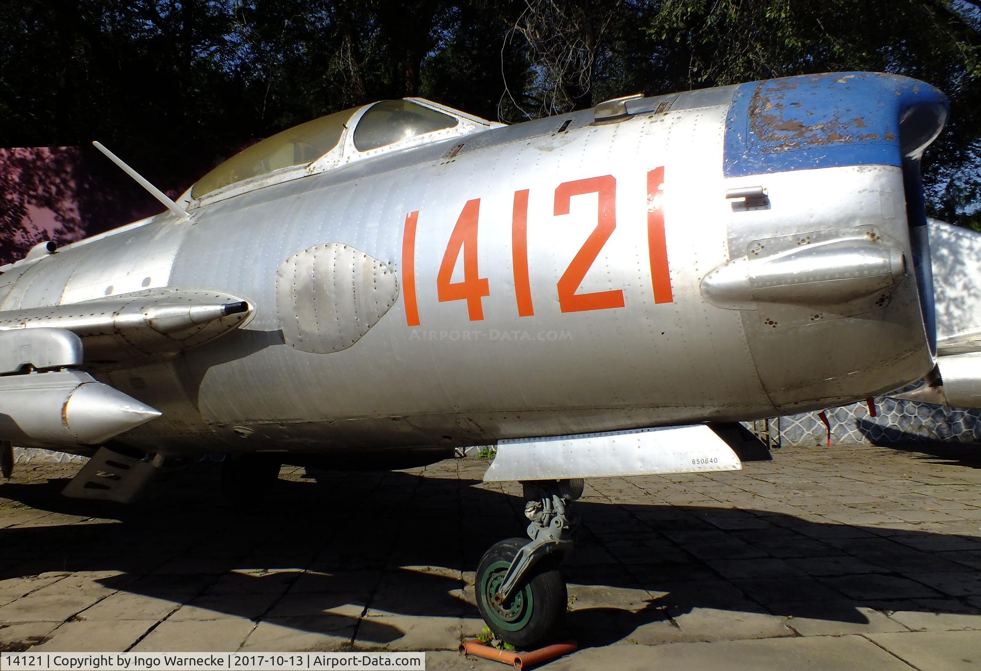14121, Shenyang J-6B C/N 650640, Shenyang J-6B (chinese version similar to MiG-19PM) FARMER-D at the China Aviation Museum Datangshan