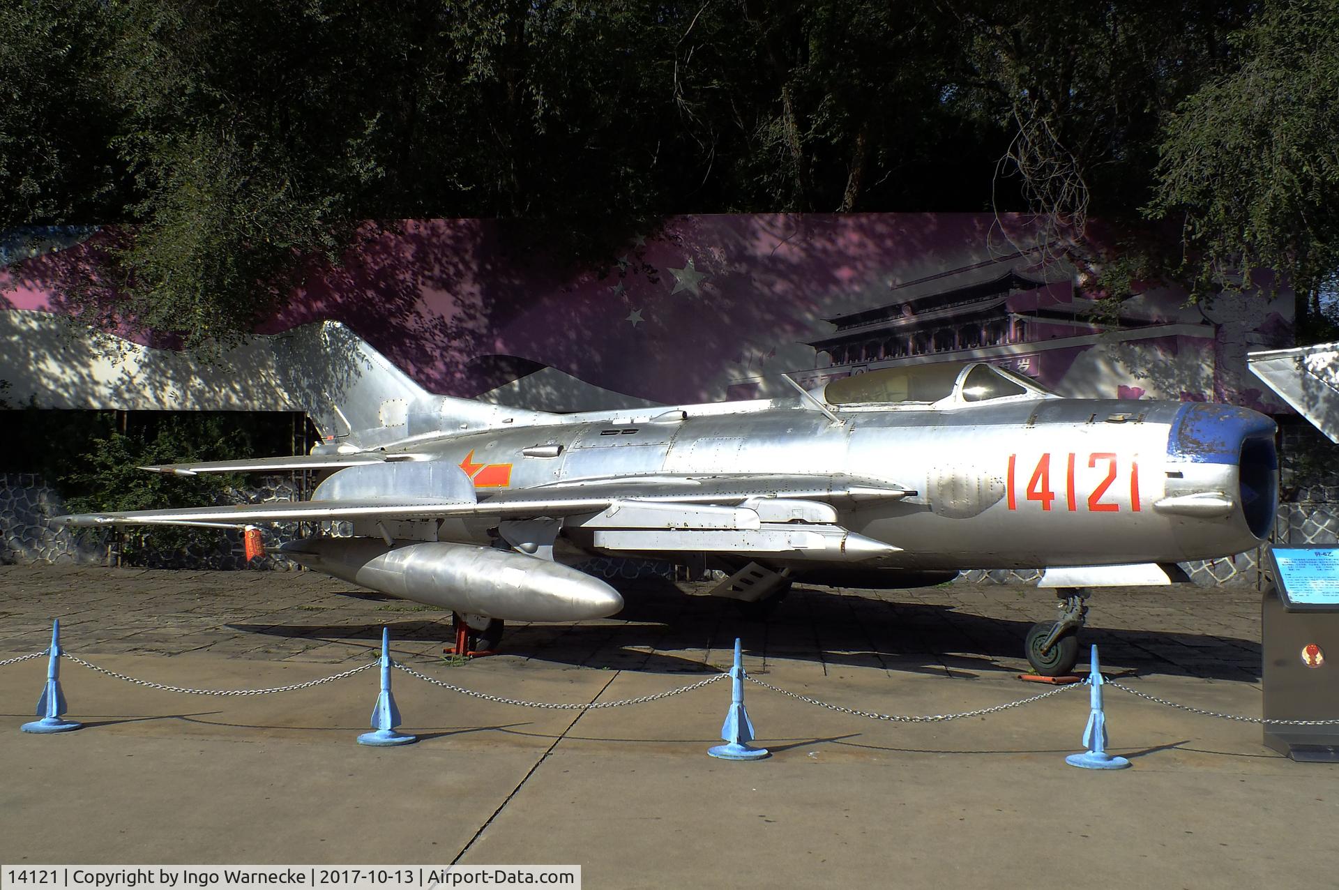 14121, Shenyang J-6B C/N 650640, Shenyang J-6B (chinese version similar to MiG-19PM) FARMER-D at the China Aviation Museum Datangshan