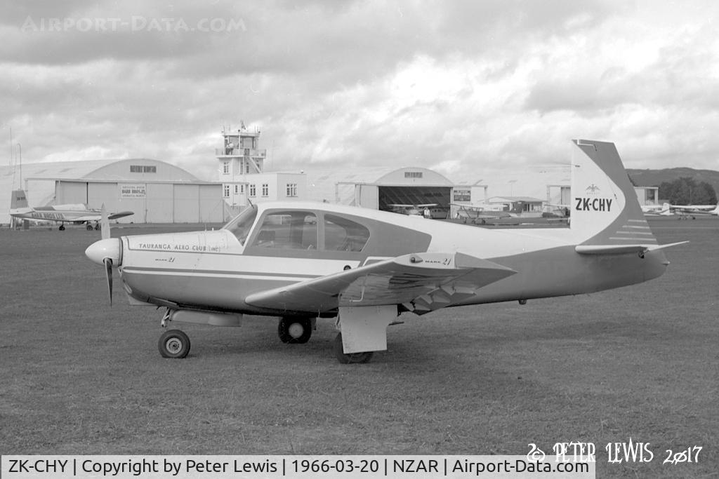ZK-CHY, 1965 Mooney M20C Ranger C/N 3041, Tauranga Aero Club 1964