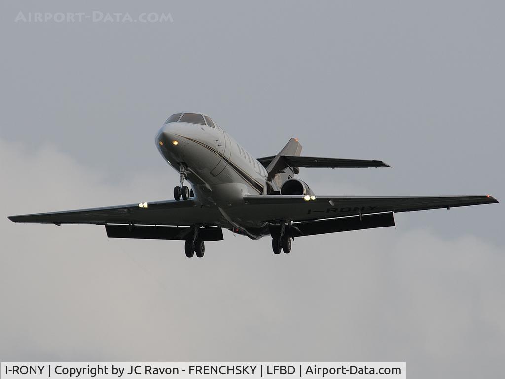 I-RONY, 2000 Raytheon Hawker 800XP C/N 258506, Alba Servizi Aerotransporti