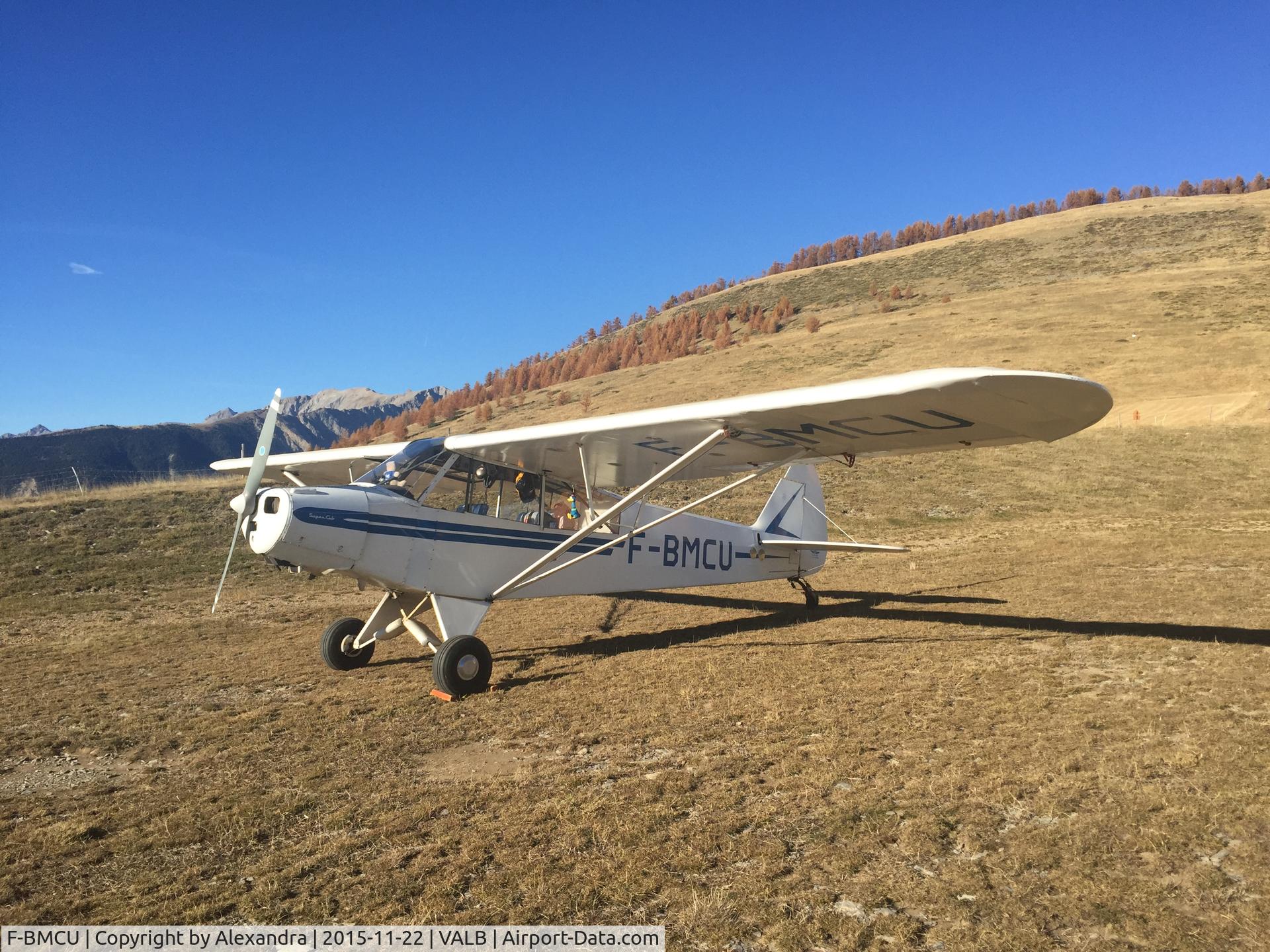 F-BMCU, 1951 Piper L-18C Super Cub (PA-18-95) C/N 18-1429, Altisurface de Valberg