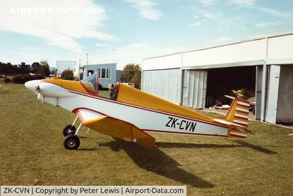 ZK-CVN, Jodel D-9UL Bebe C/N AACA/54, A B & E F Belworthy & P R McKay, Masterton