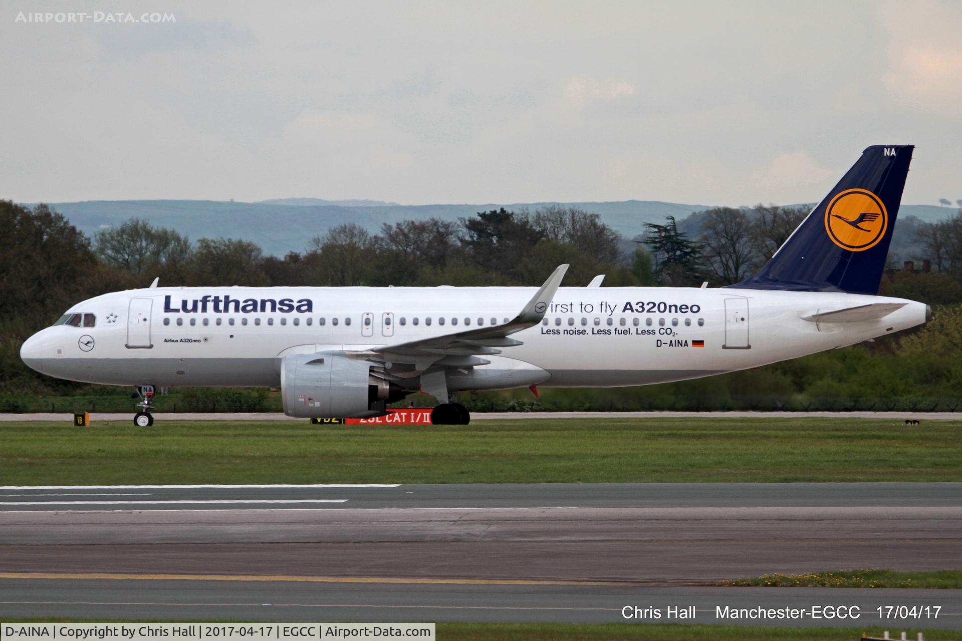 D-AINA, 2015 Airbus A320-271N C/N 6801, Lufthansa