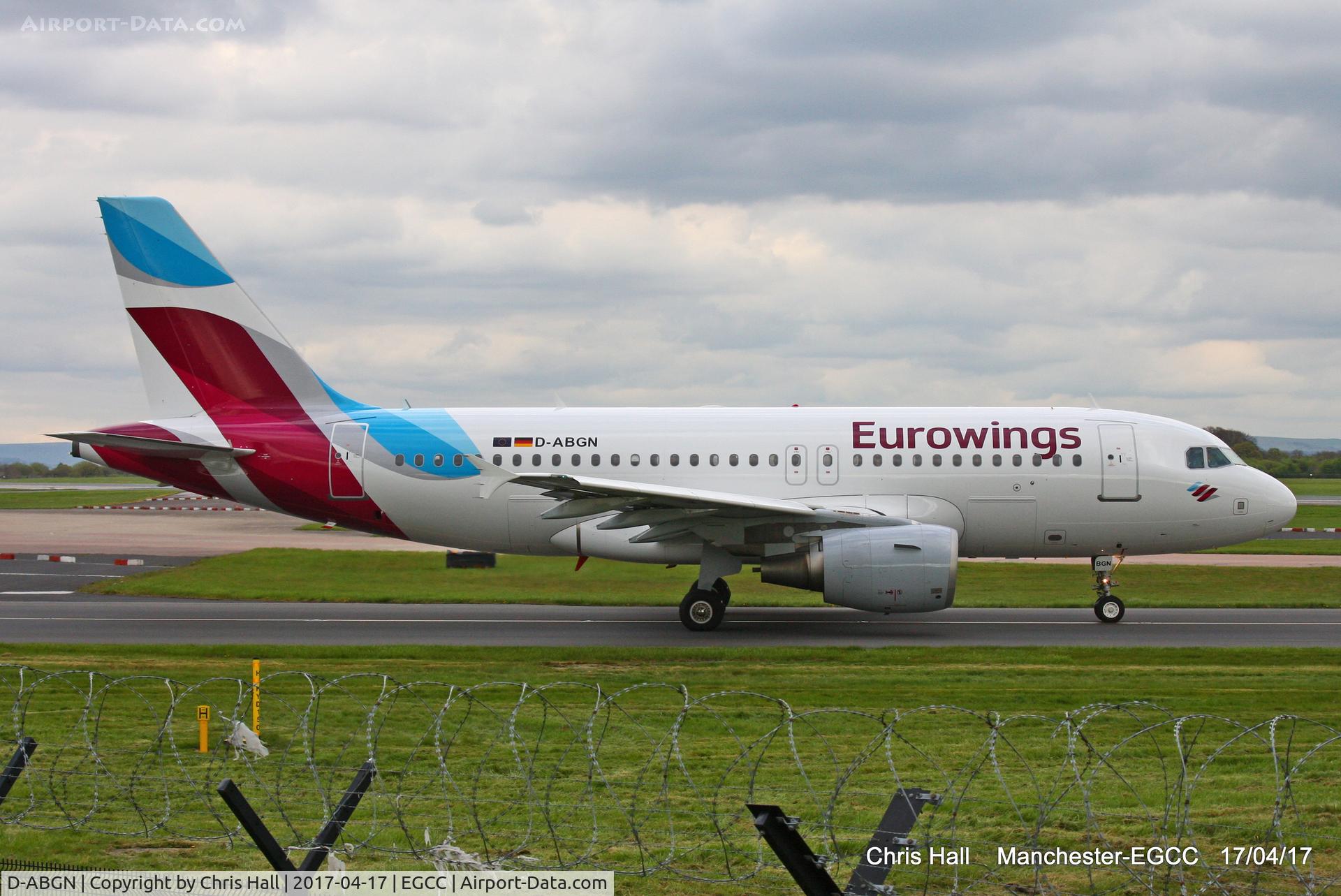 D-ABGN, 2008 Airbus A319-112 C/N 3661, Eurowings