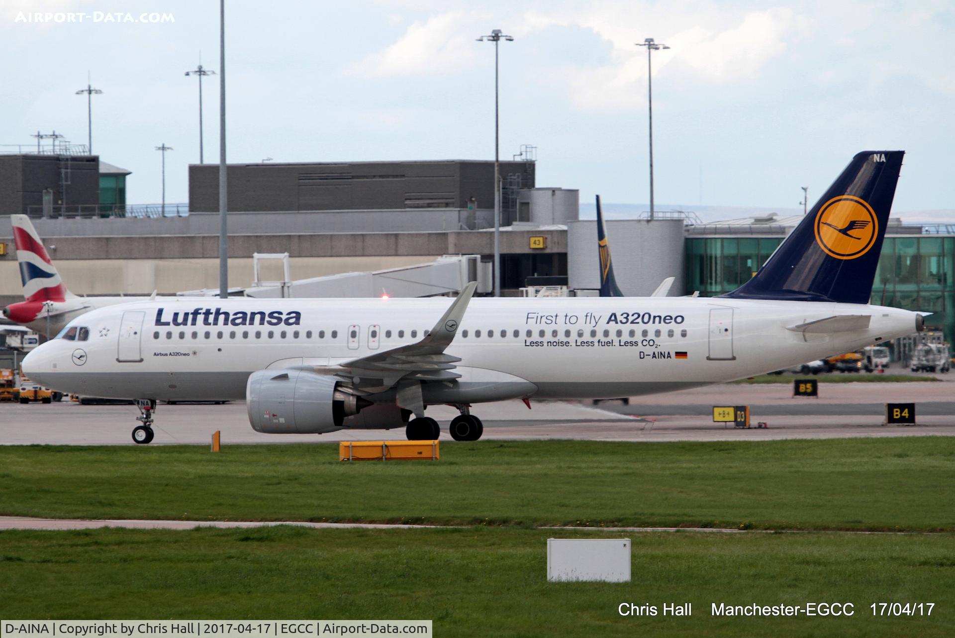 D-AINA, 2015 Airbus A320-271N C/N 6801, Lufthansa