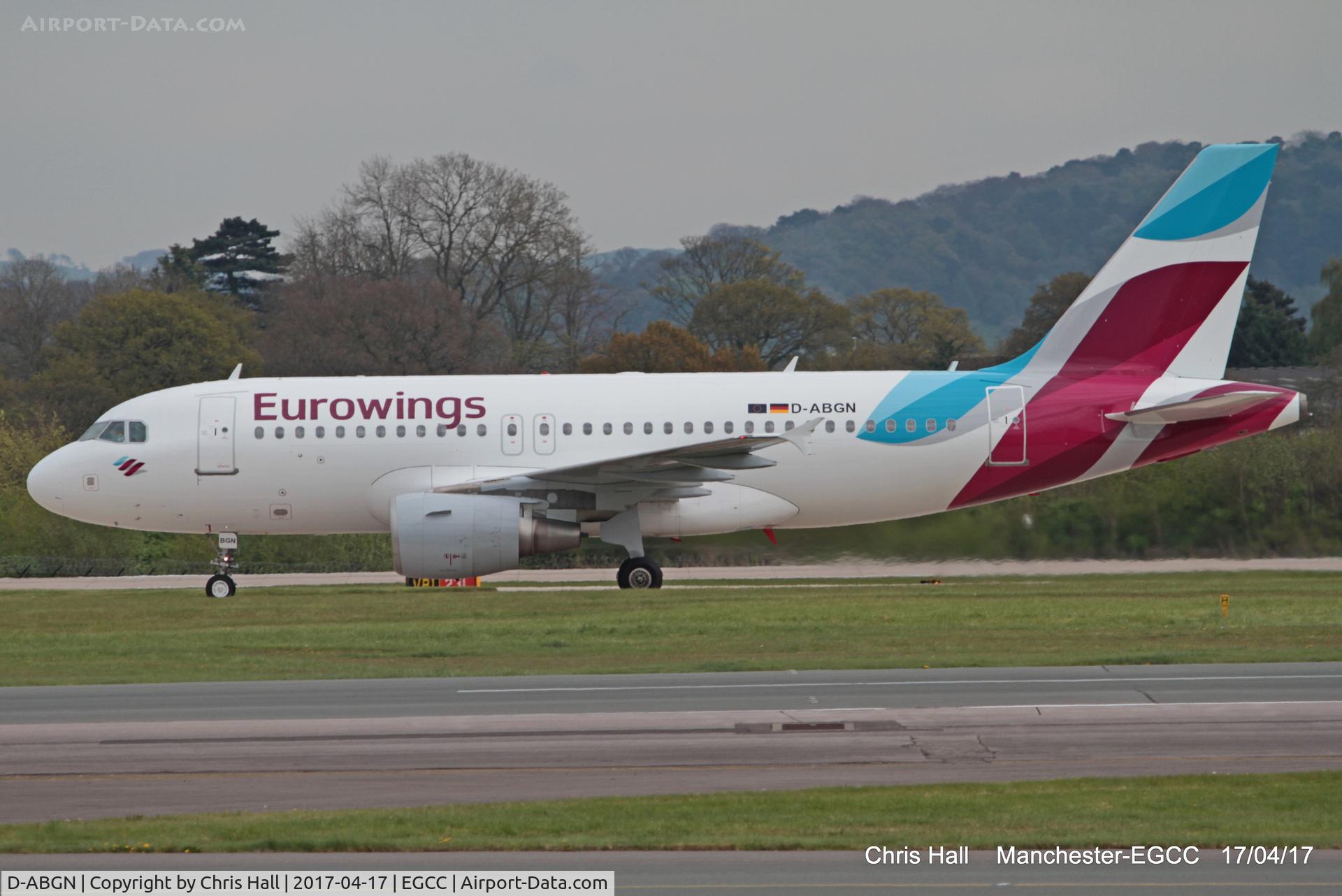 D-ABGN, 2008 Airbus A319-112 C/N 3661, Eurowings