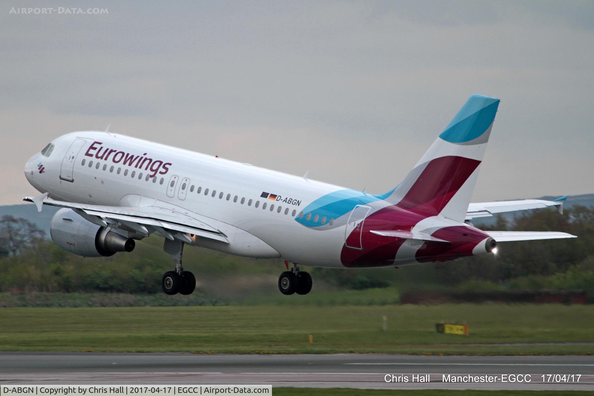 D-ABGN, 2008 Airbus A319-112 C/N 3661, Eurowings