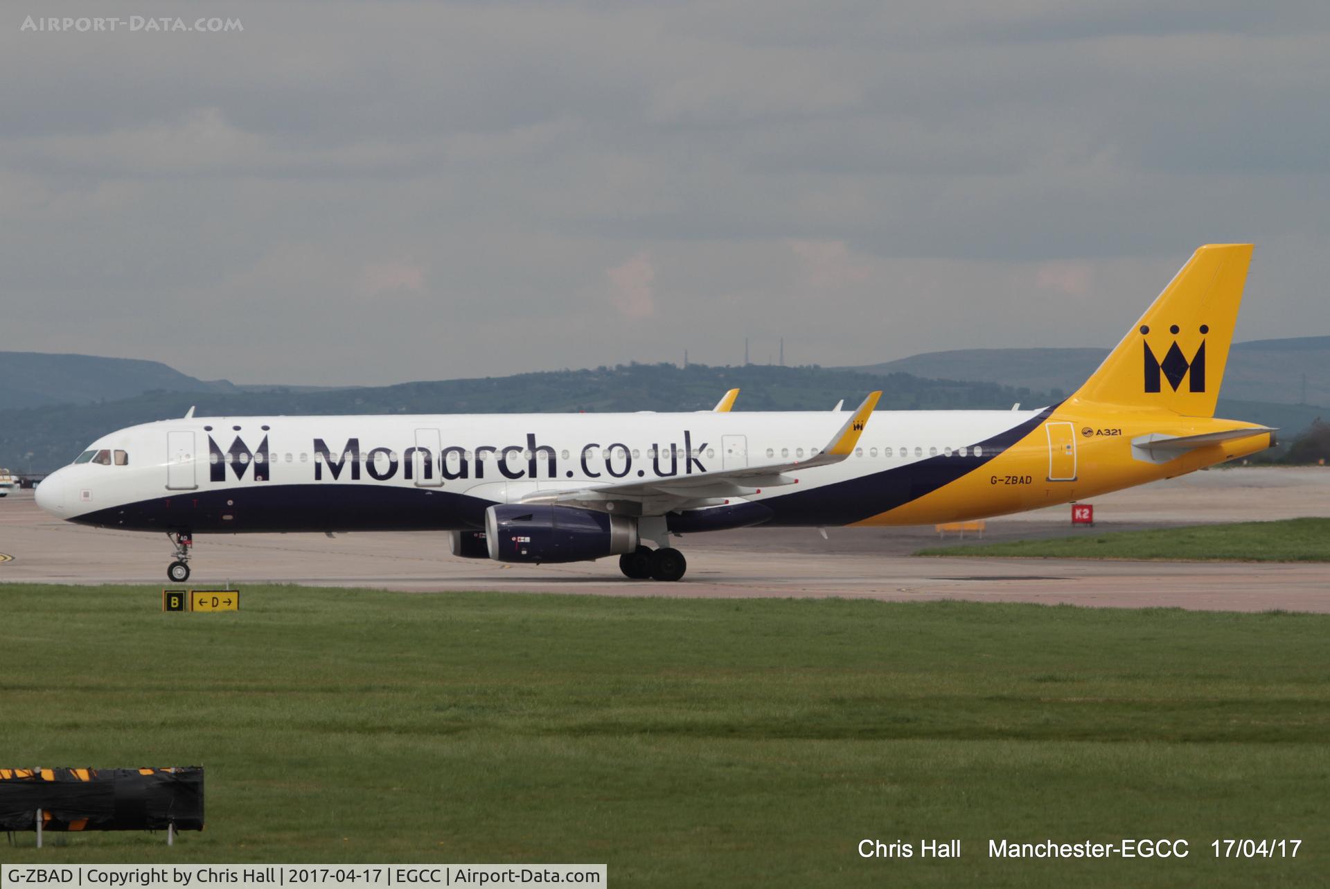 G-ZBAD, 2013 Airbus A321-231 C/N 5582, Monarch