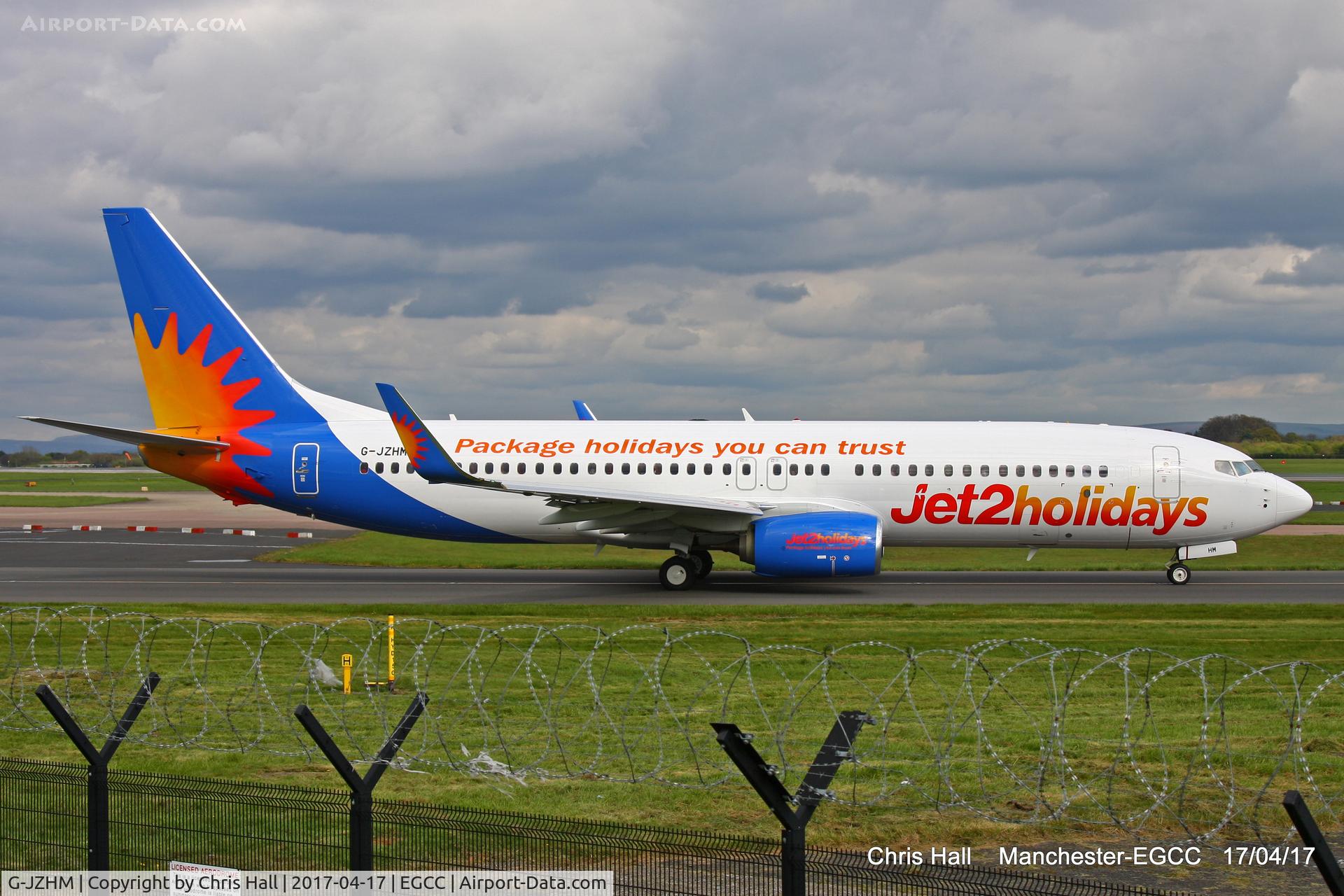G-JZHM, 2016 Boeing 737-8MG C/N 63570, Jet2