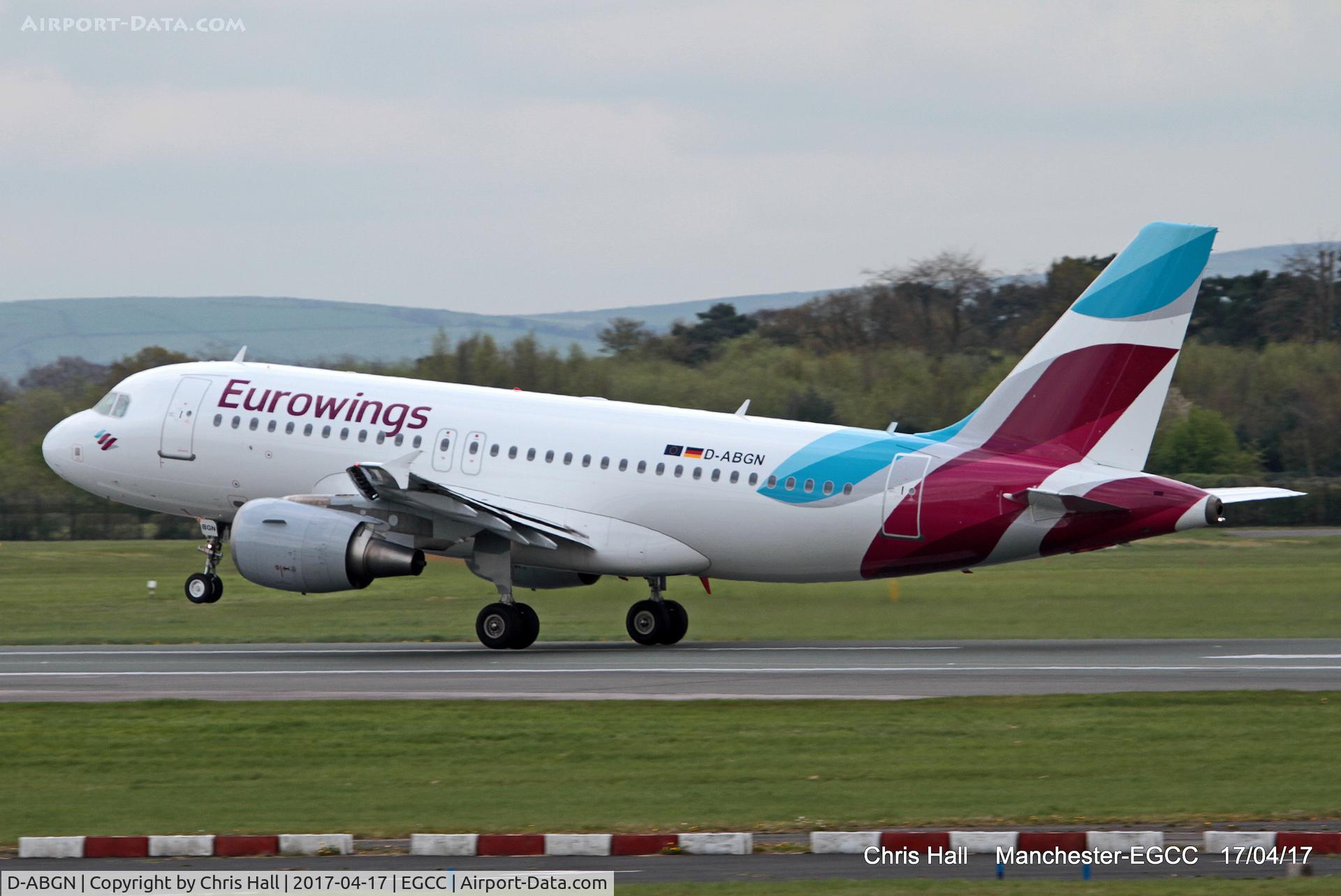 D-ABGN, 2008 Airbus A319-112 C/N 3661, Eurowings