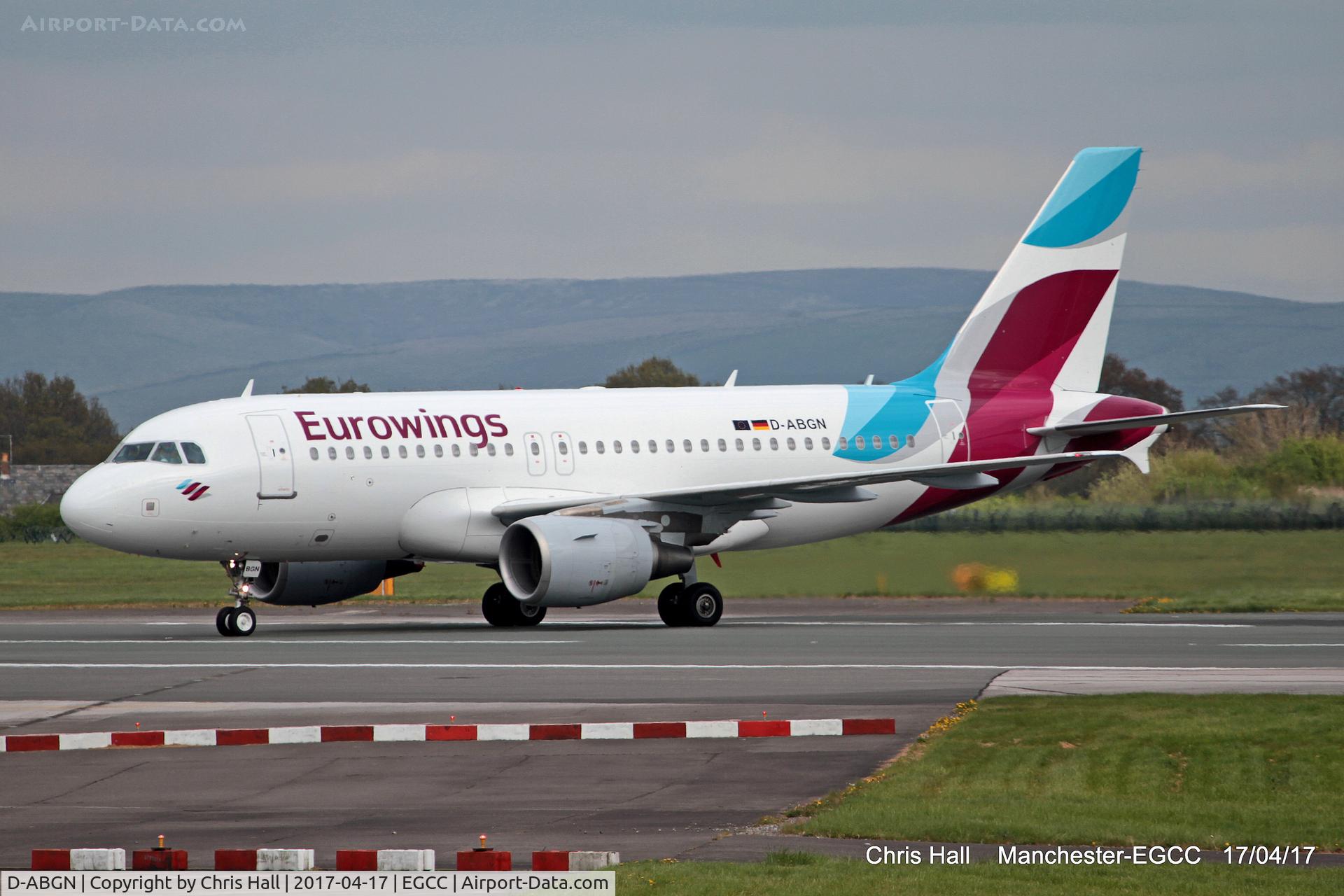 D-ABGN, 2008 Airbus A319-112 C/N 3661, Eurowings