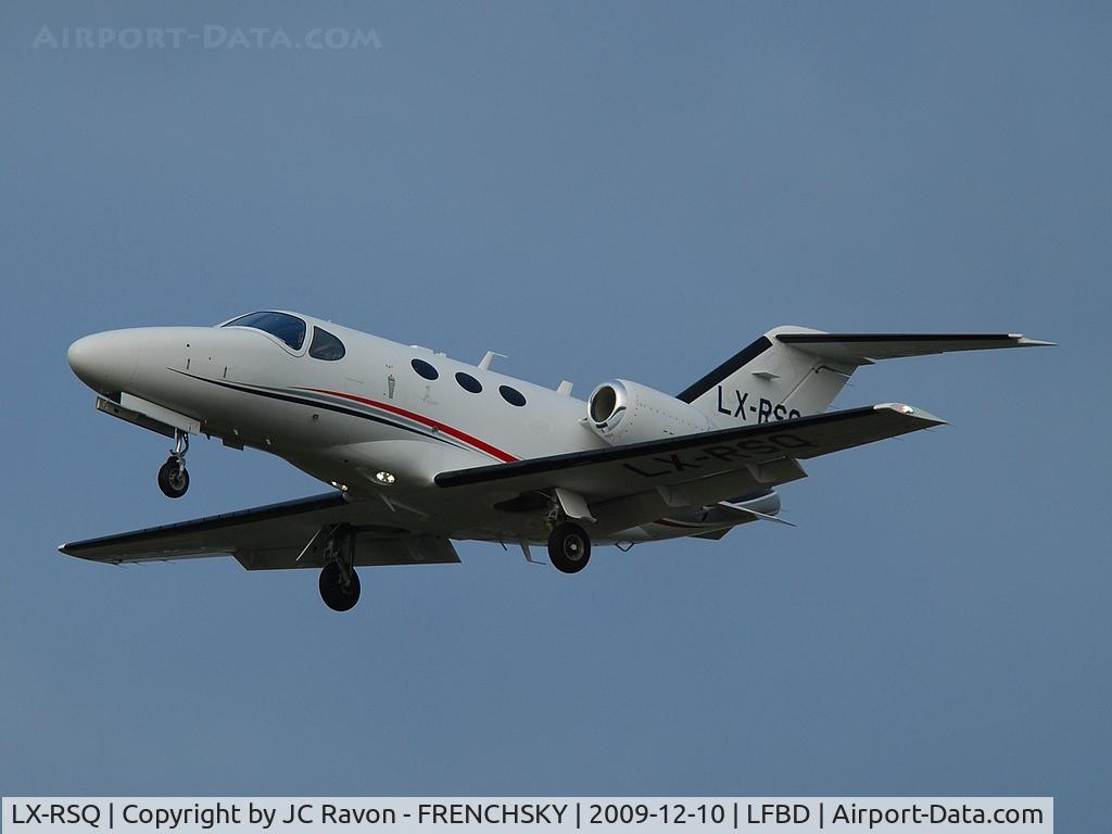LX-RSQ, 2009 Cessna 510 Citation Mustang Citation Mustang C/N 510-0194, Ducair SA. (Luxembourg Air Rescue) NOW WIJET F-HERE