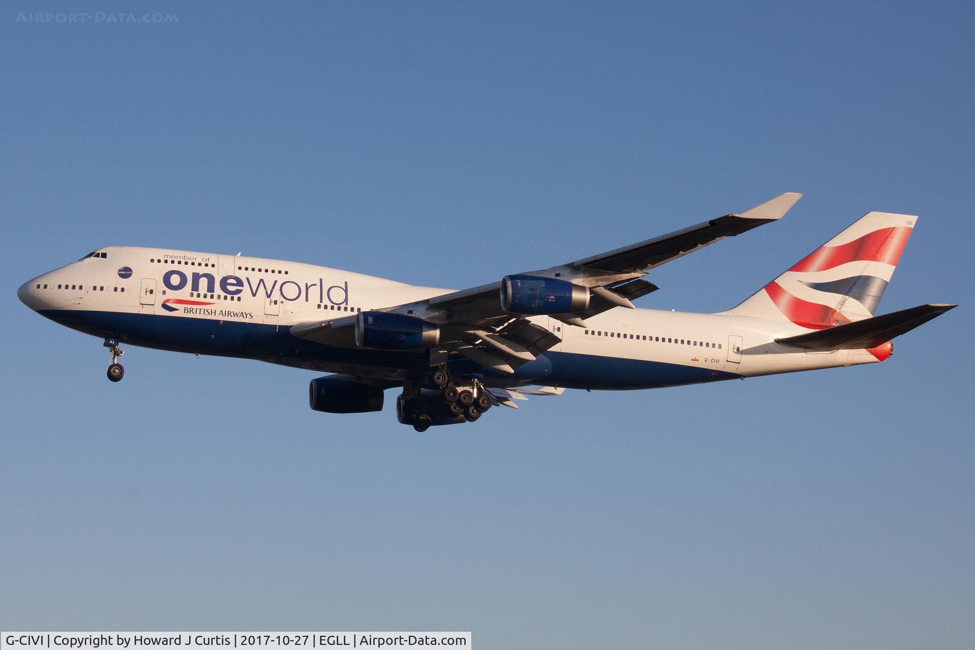 G-CIVI, 1996 Boeing 747-436 C/N 25814, On approach