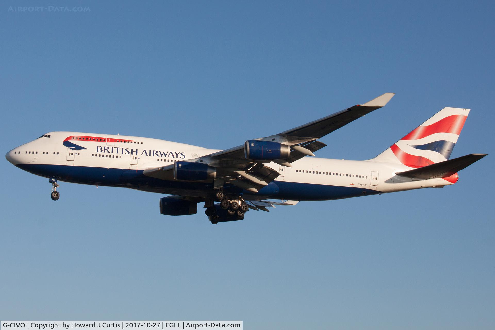 G-CIVO, 1997 Boeing 747-436 C/N 28849, On approach