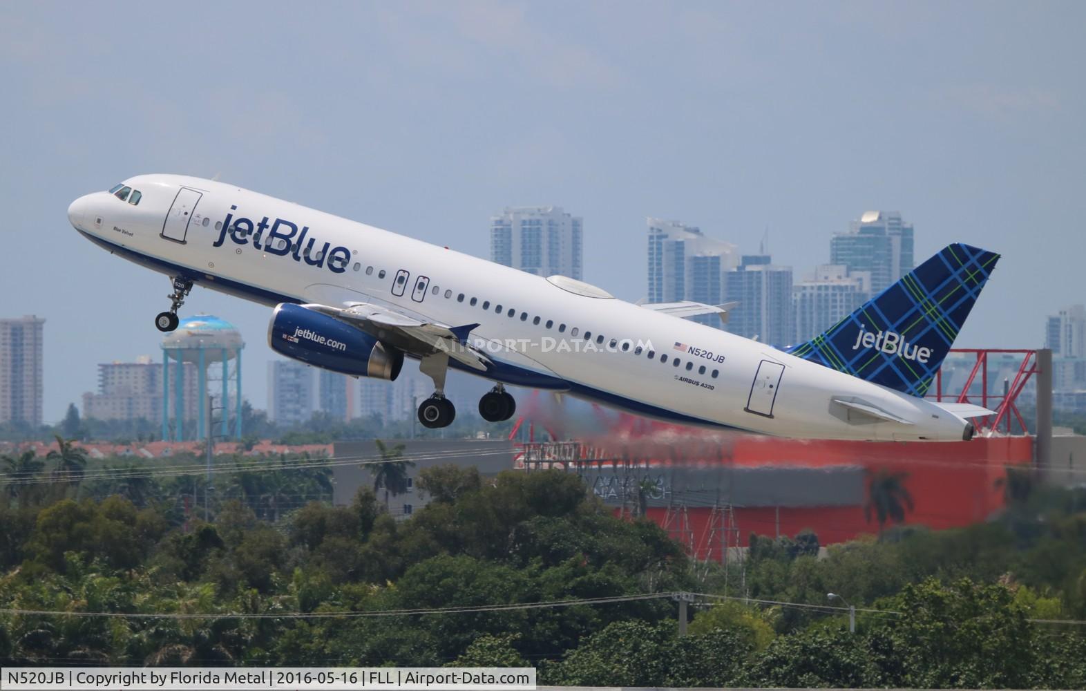 N520JB, 2001 Airbus A320-232 C/N 1446, Jet Blue