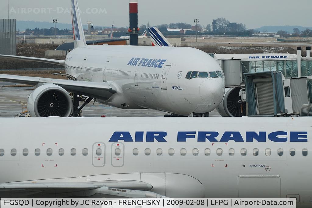 F-GSQD, 2004 Boeing 777-328/ER C/N 32726, Air France hub
