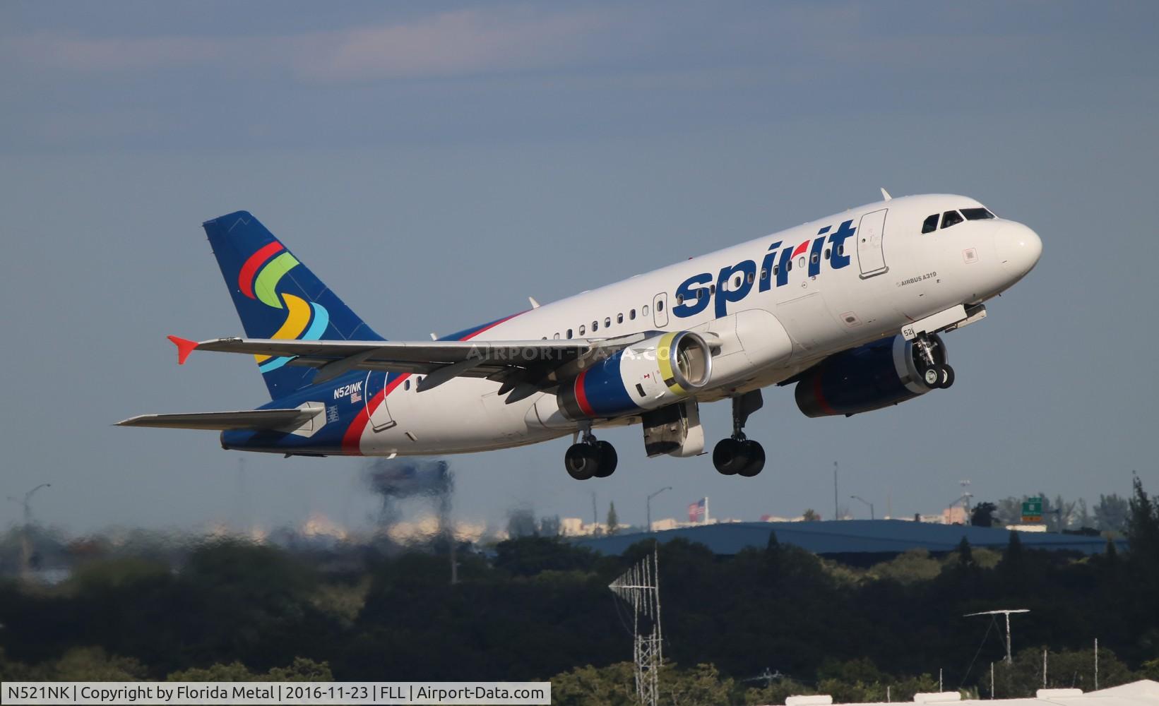 N521NK, 2006 Airbus A319-132 C/N 2797, Spirit