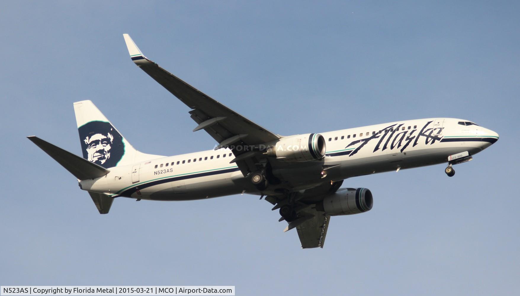 N523AS, 2009 Boeing 737-890 C/N 35194, Alaska