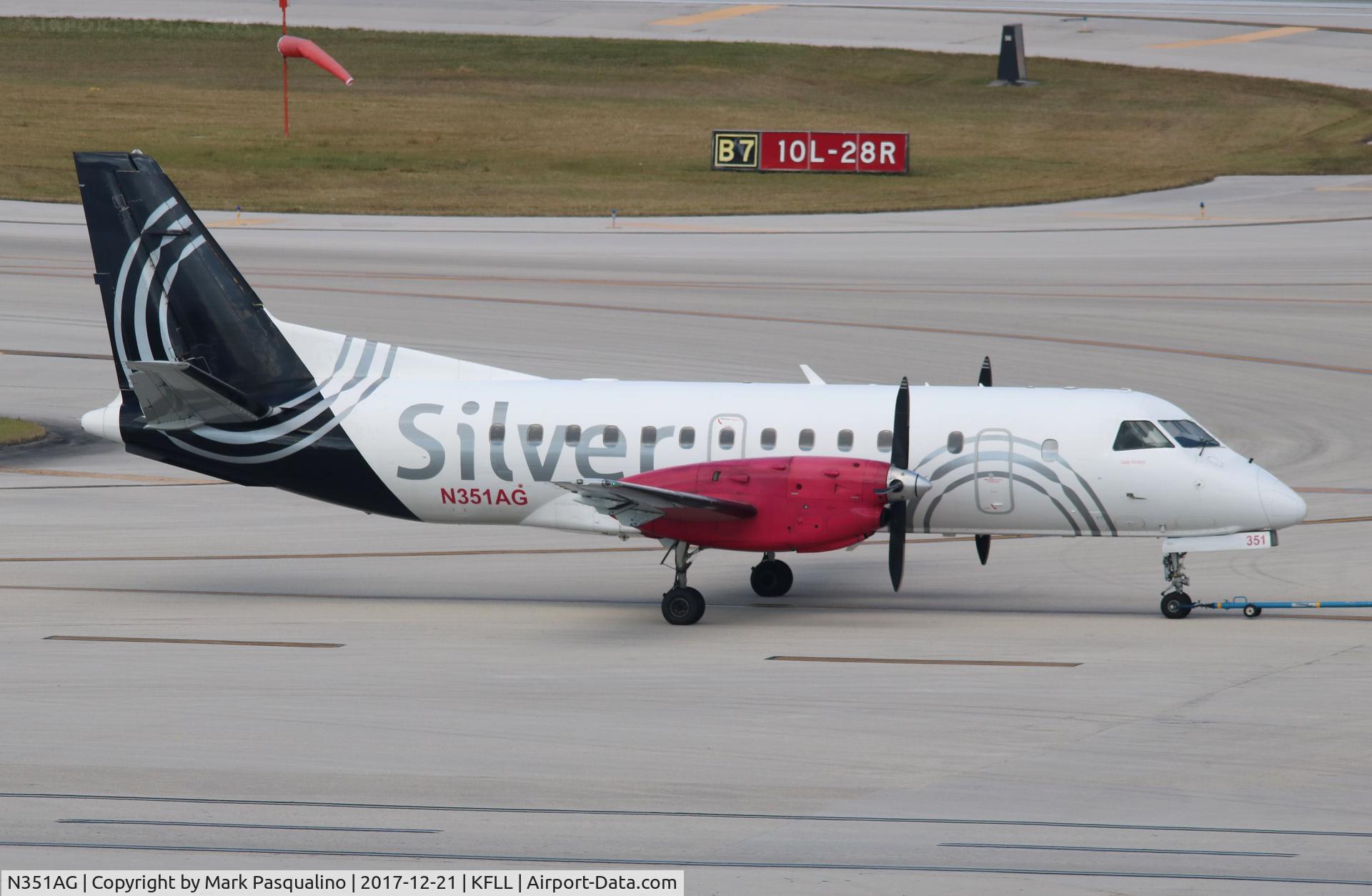 N351AG, 1998 Saab 340B C/N 340B-445, SAAB 340B