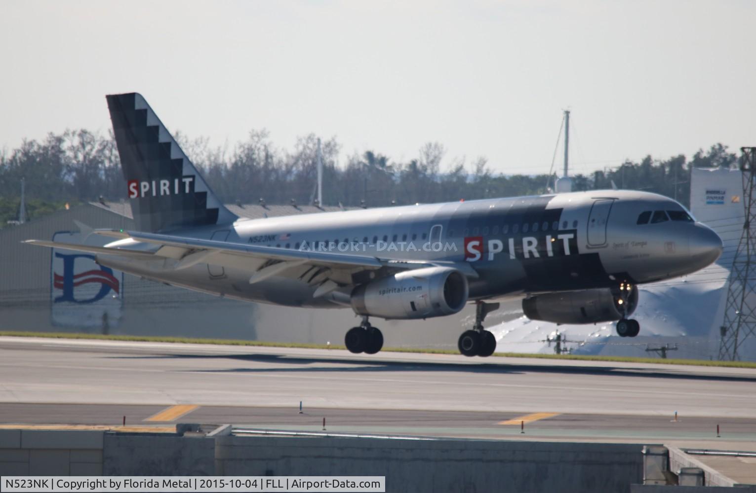 N523NK, 2006 Airbus A319-132 C/N 2898, Spirit