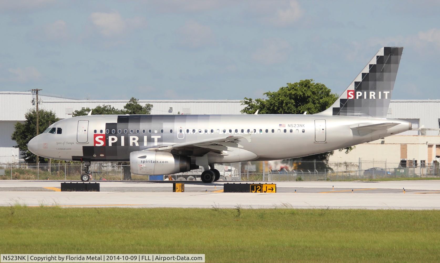 N523NK, 2006 Airbus A319-132 C/N 2898, Spirit