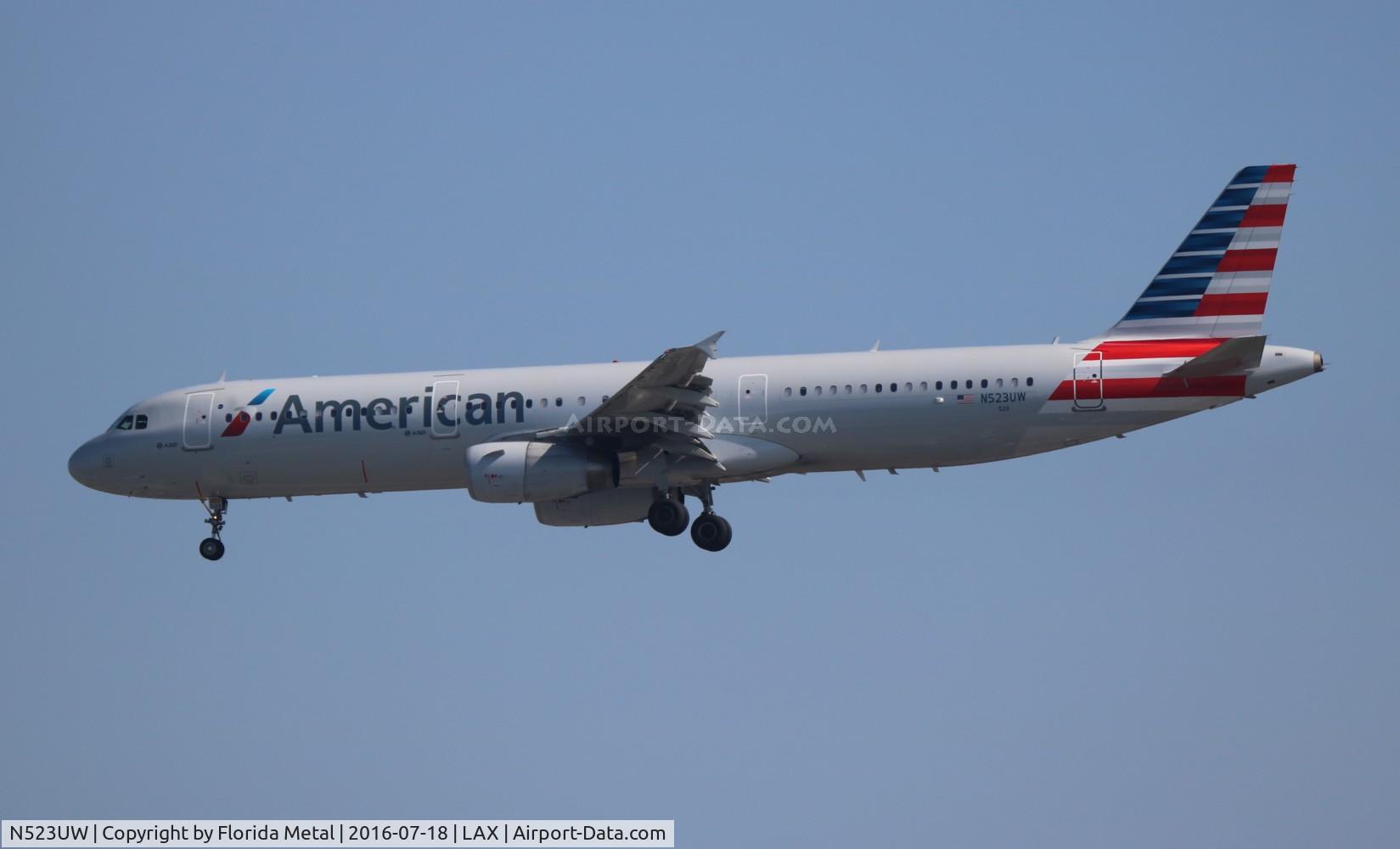 N523UW, 2009 Airbus A321-231 C/N 3960, American
