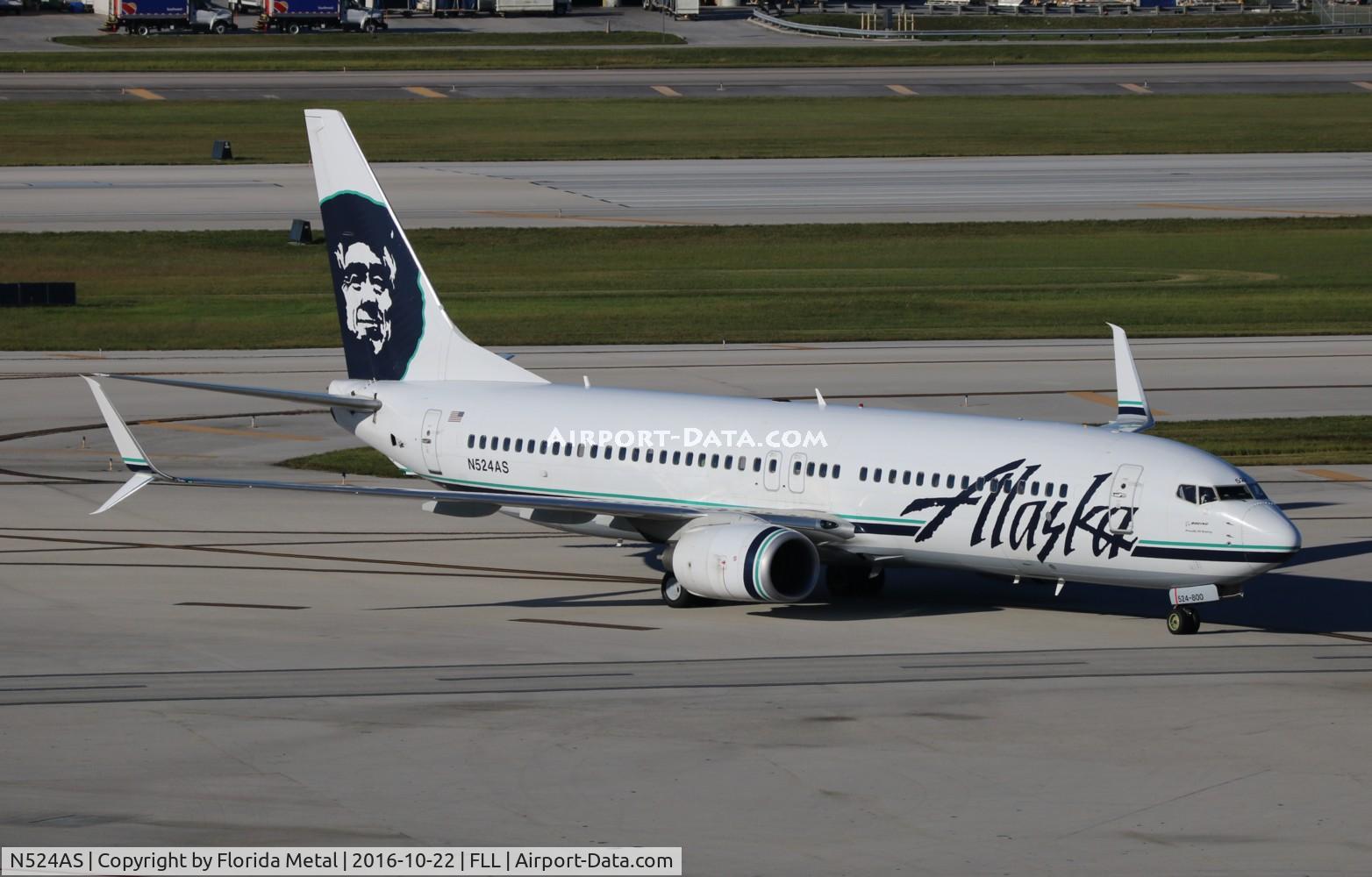 N524AS, 2009 Boeing 737-890 C/N 35195, Alaska