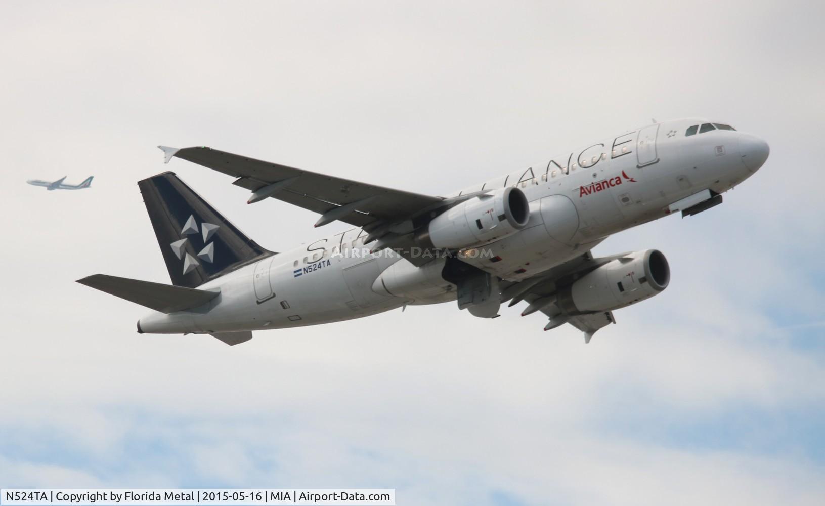 N524TA, 2012 Airbus A319-132 C/N 5280, Avianca